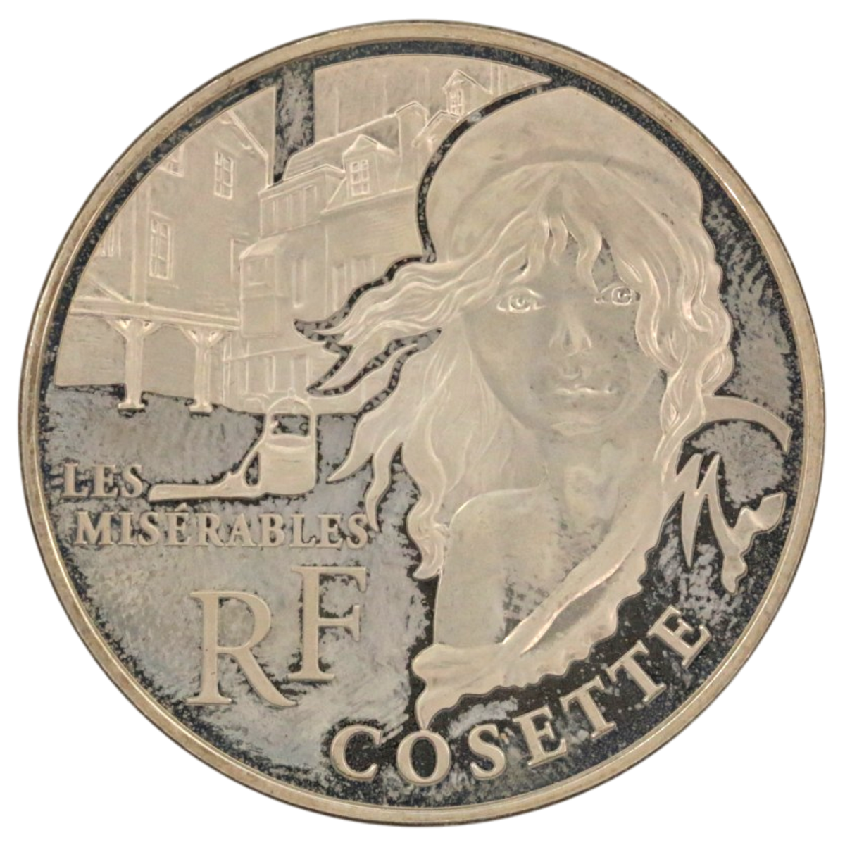 フランス 10ユーロ銀貨 2010年 レ・ミゼラブル