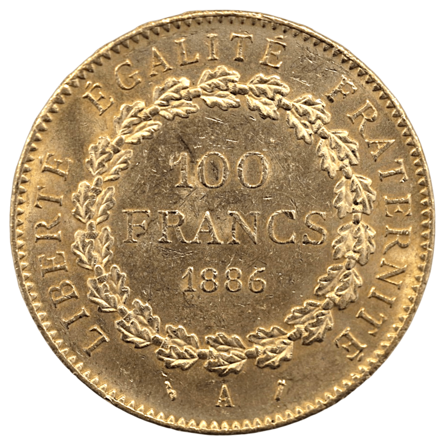 フランス 100フラン金貨 1866年 パリ鋳 法の天使 雄鶏 ファスケス - NJ BUYER'S MARKETPLACE