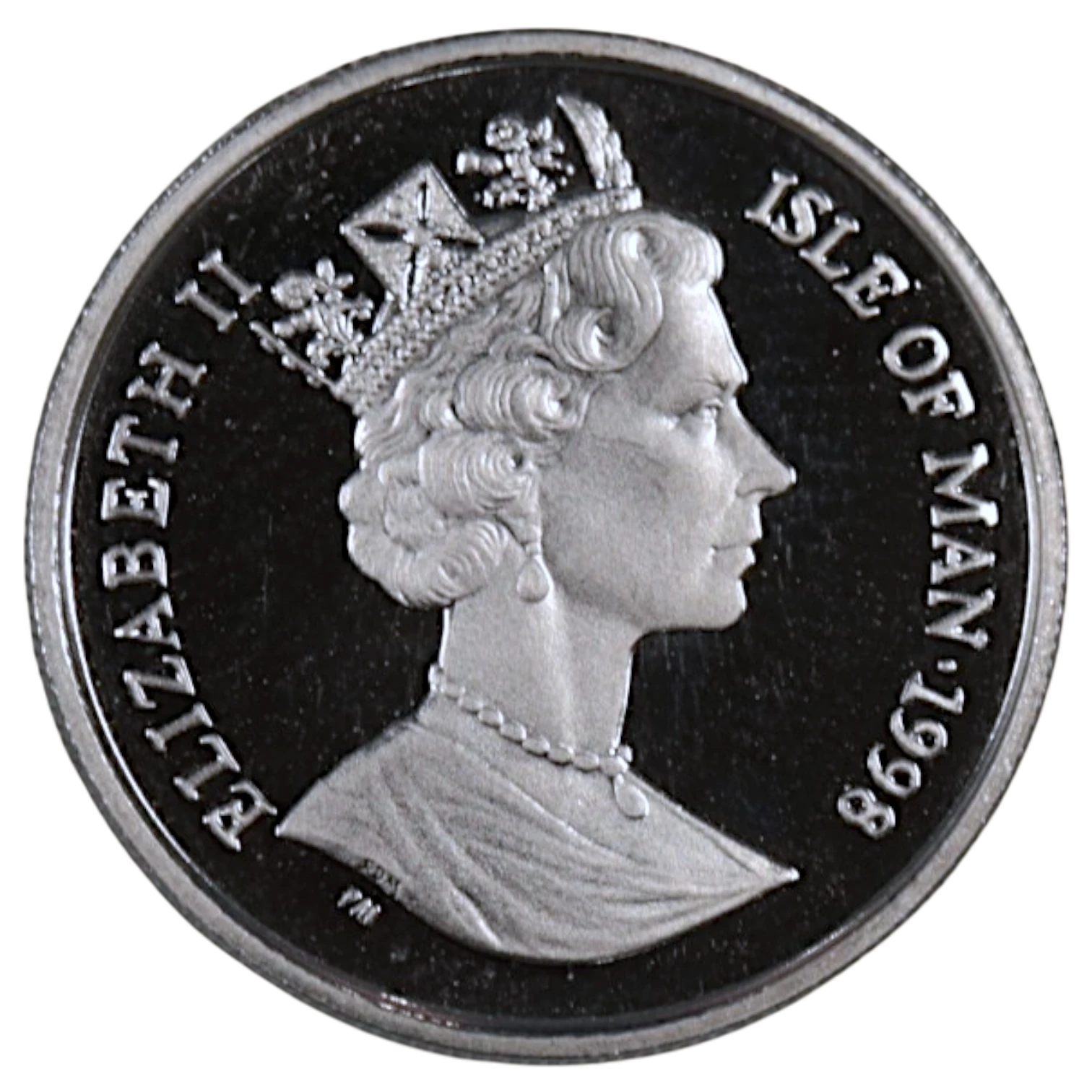 マン島 1/5クラウンプラチナ貨 1998年 ポブジョイ鋳 バーマン
