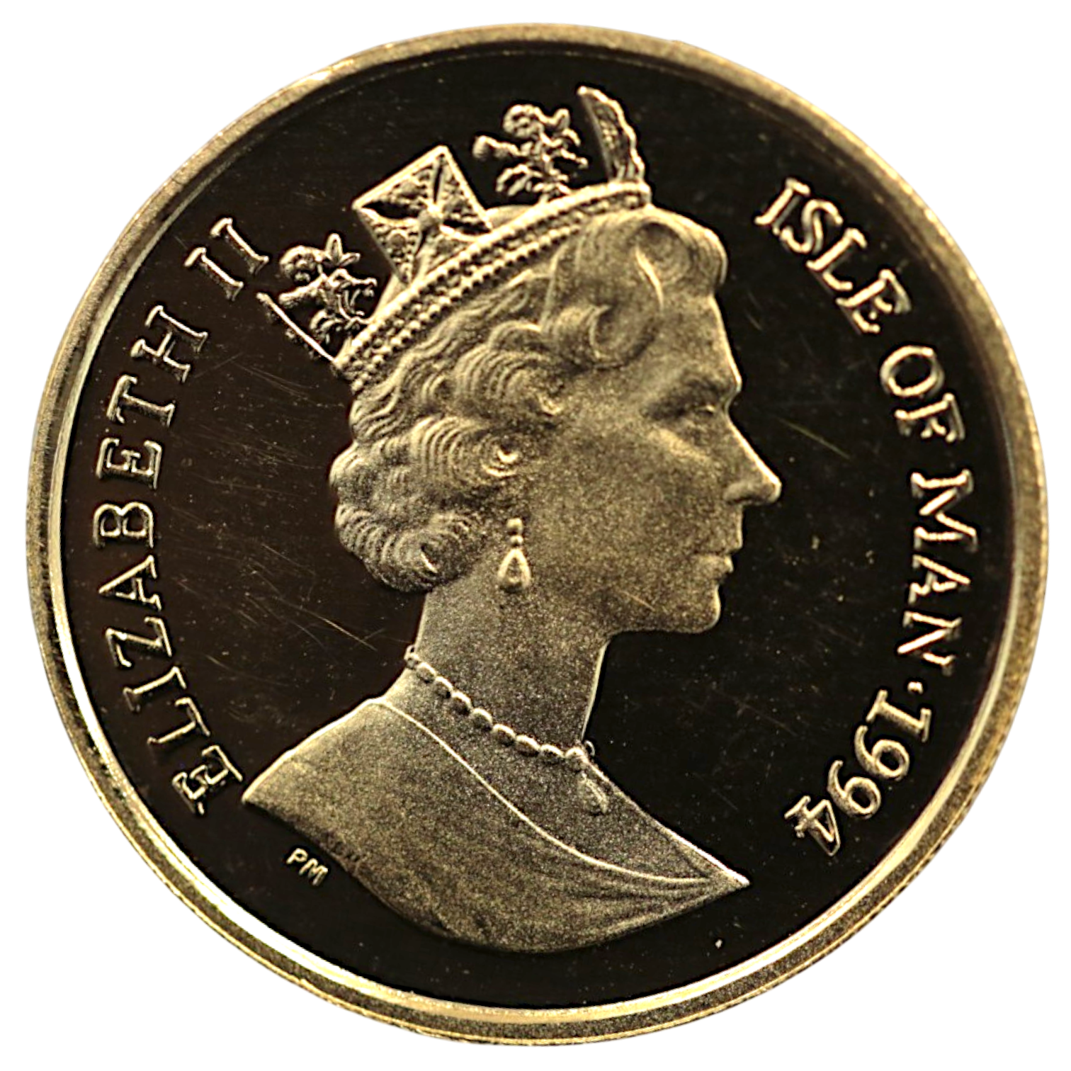 マン島 1/5クラウン金貨 1994年 ポブジョイ鋳 ジャパニーズボブテイル エリザベス2世