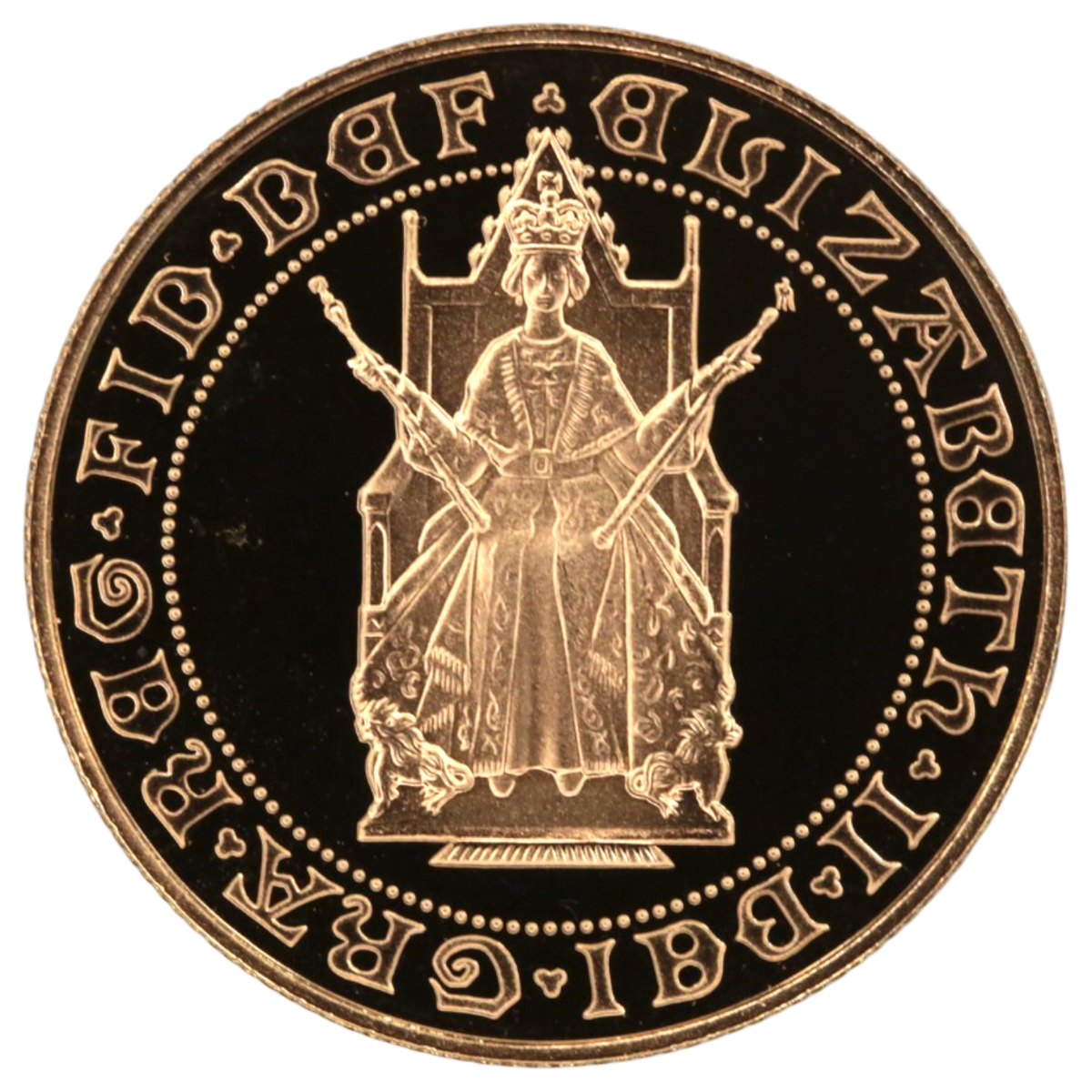 イギリス 2ポンド金貨 1989年 ソヴリン金貨発行500周年