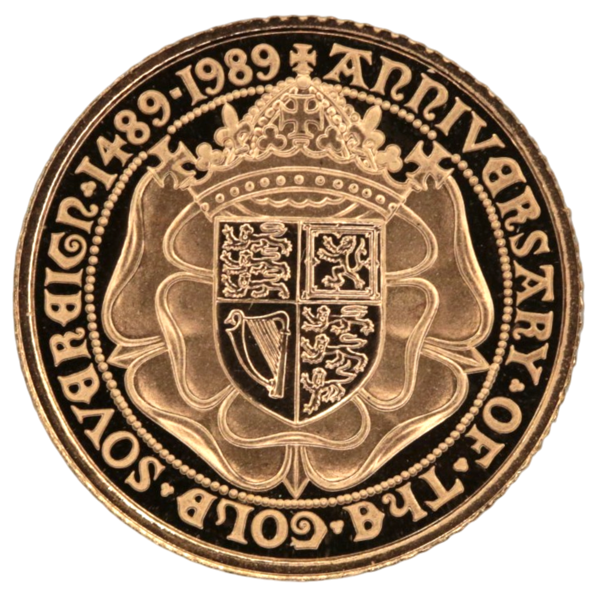 イギリス 1/2ソヴリン金貨 1989年 ソヴリン金貨発行500周年