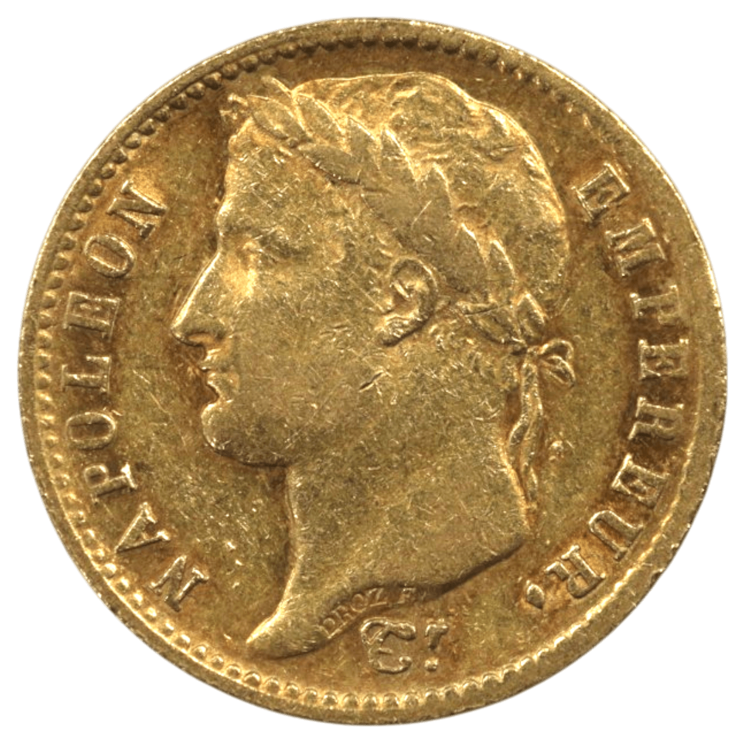 フランス 20フラン金貨 1812年 リール鋳 ナポレオン1世 有冠 - NJ BUYER'S MARKETPLACE