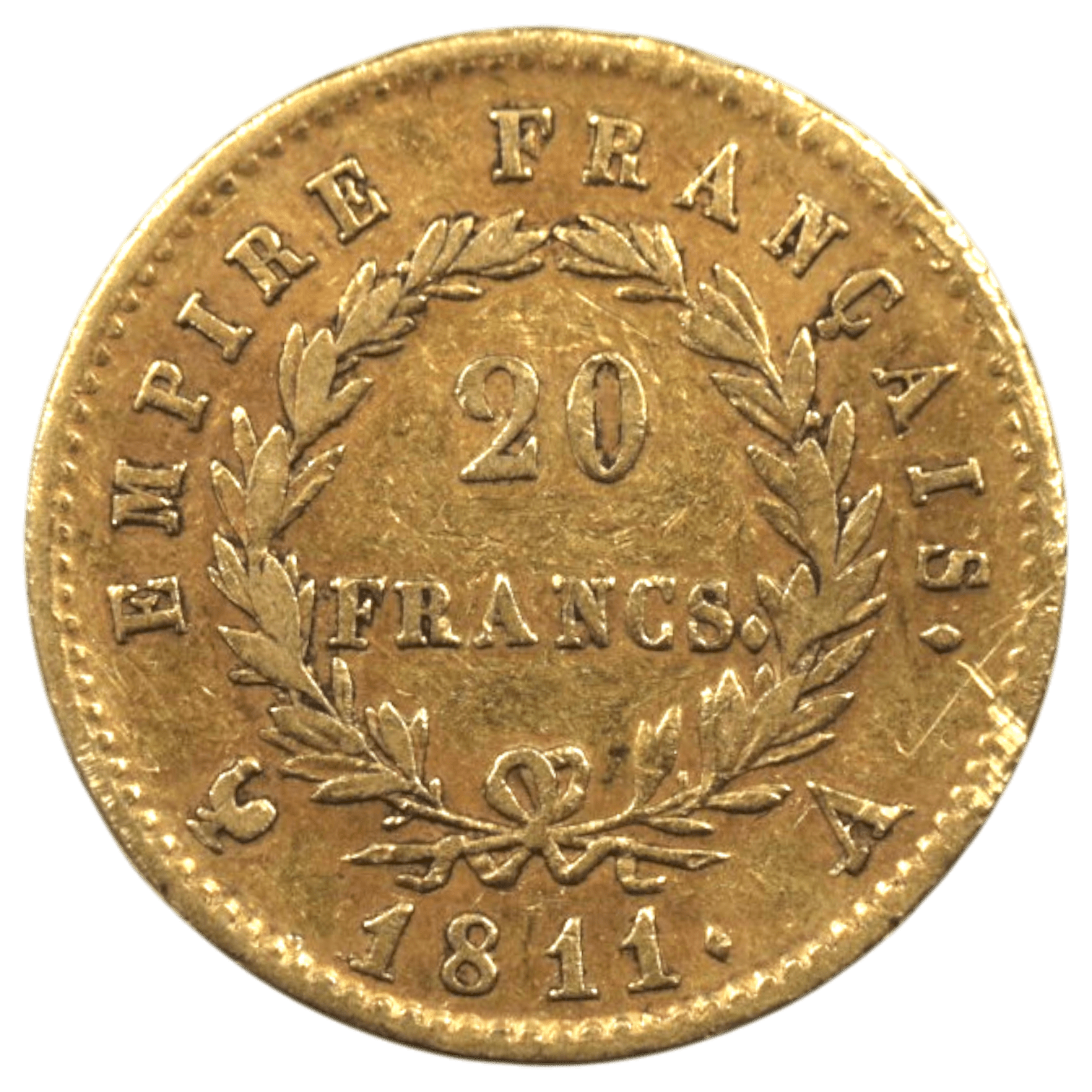 【大特価】フランス 20フラン金貨 1811年 パリ鋳 ナポレオン1世 有冠 - NJ BUYER'S MARKETPLACE