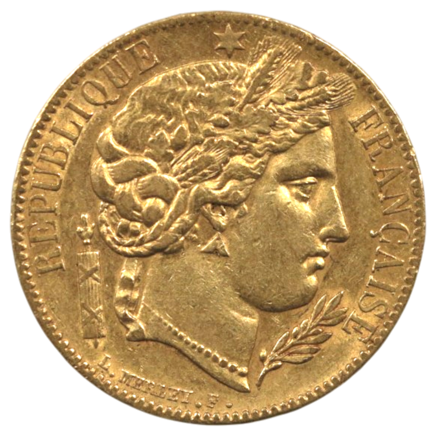【大特価】フランス 20フラン金貨 1851年 パリ鋳 セレス