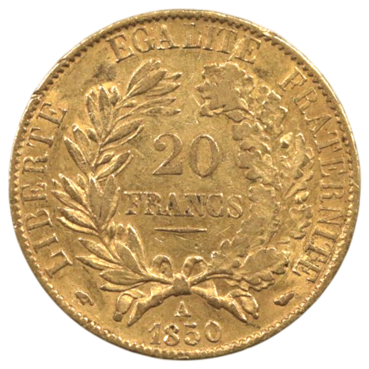 【大特価】フランス 20フラン金貨 1851年 パリ鋳 セレス