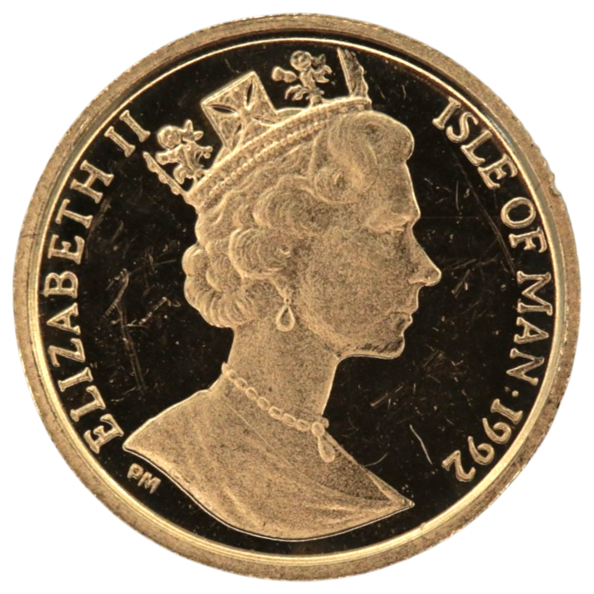 マン島 1/20エンジェル金貨 1992年 大天使ミカエルの竜退治