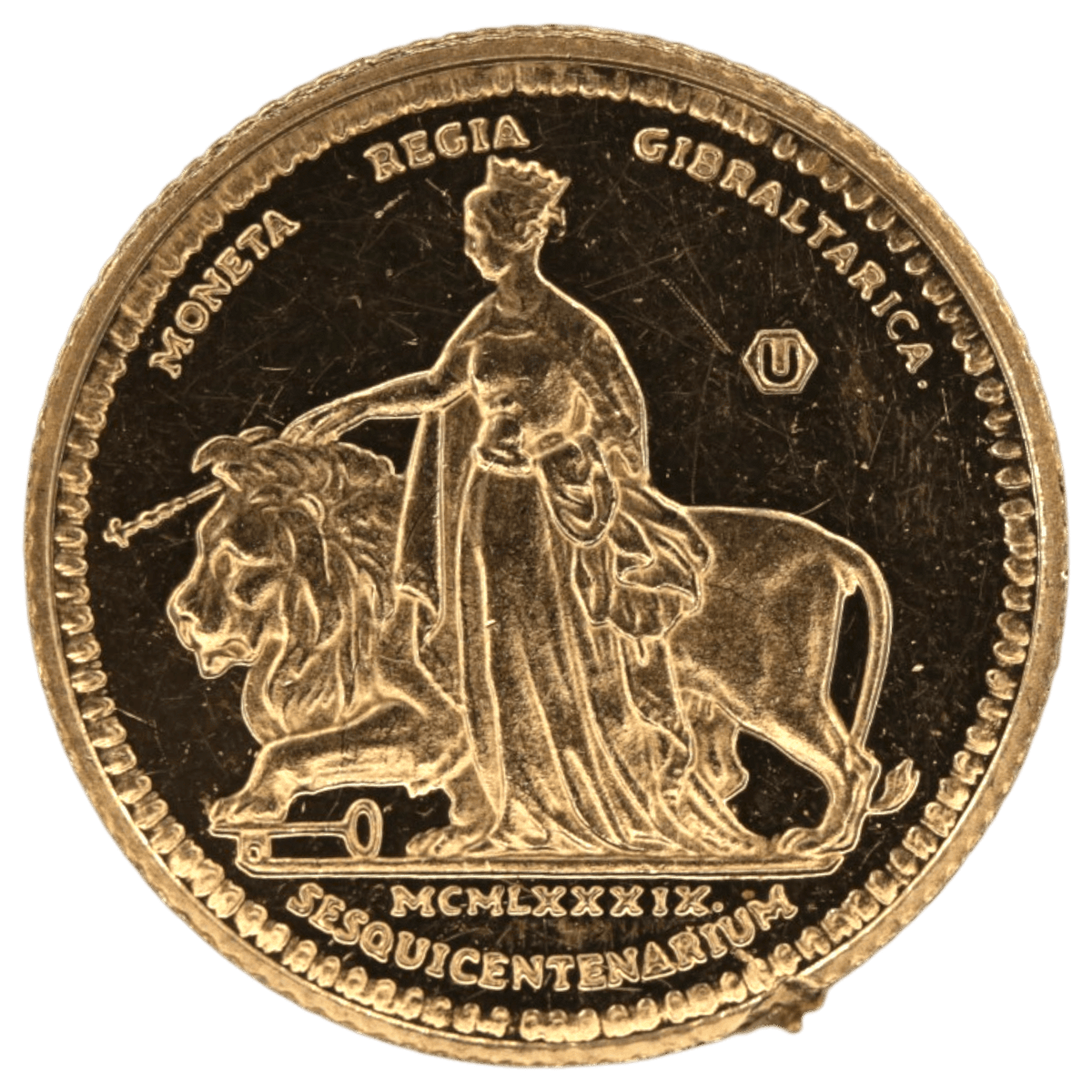 ジブラルタル 1/2ソヴリン金貨 1989年 ウナとライオン - NJ BUYER'S MARKETPLACE