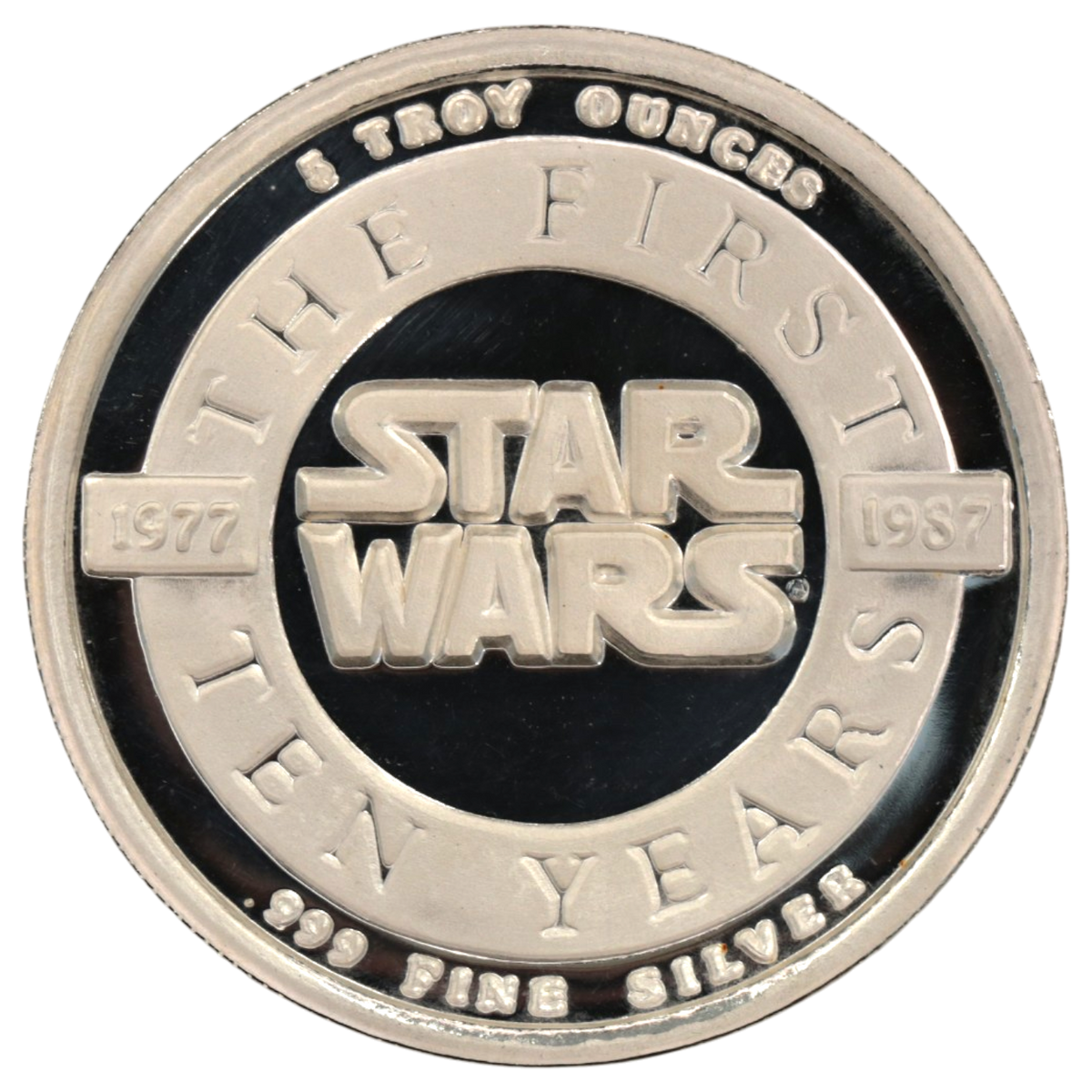 スターウォーズ 5オンス銀メダル 1987年 誕生10周年