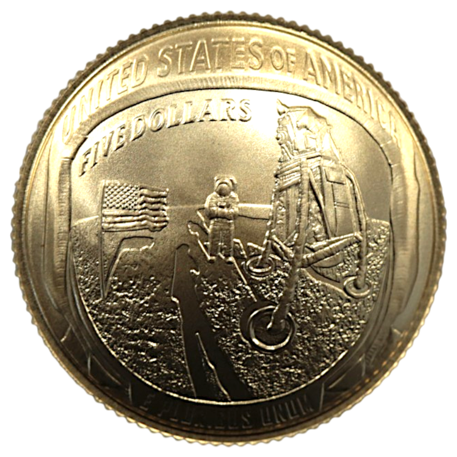 アメリカ 5ドル金貨 2019年 ウェストポイント鋳 アポロ11号 50周年記念