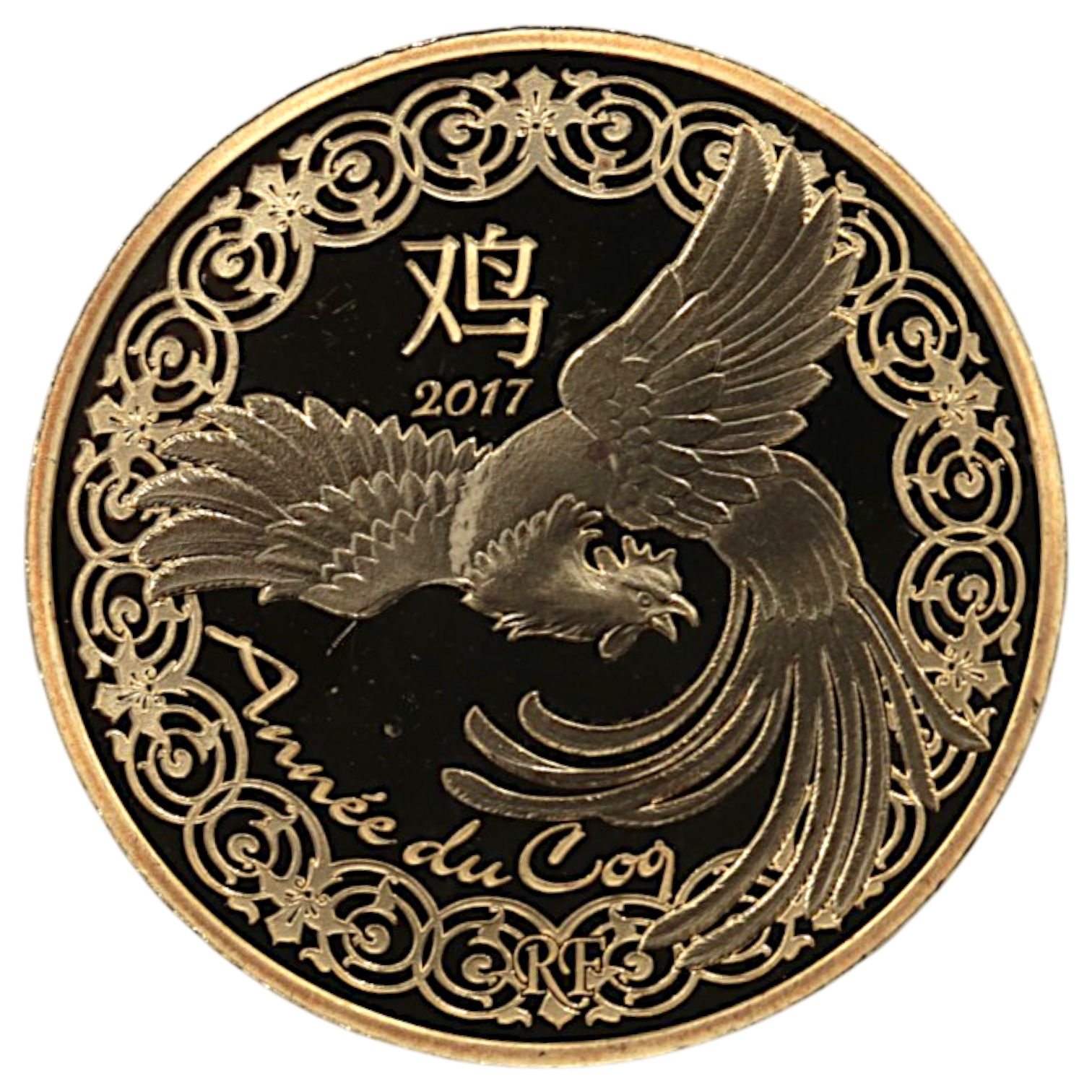 フランス 50ユーロ金貨 2017年 干支 酉年