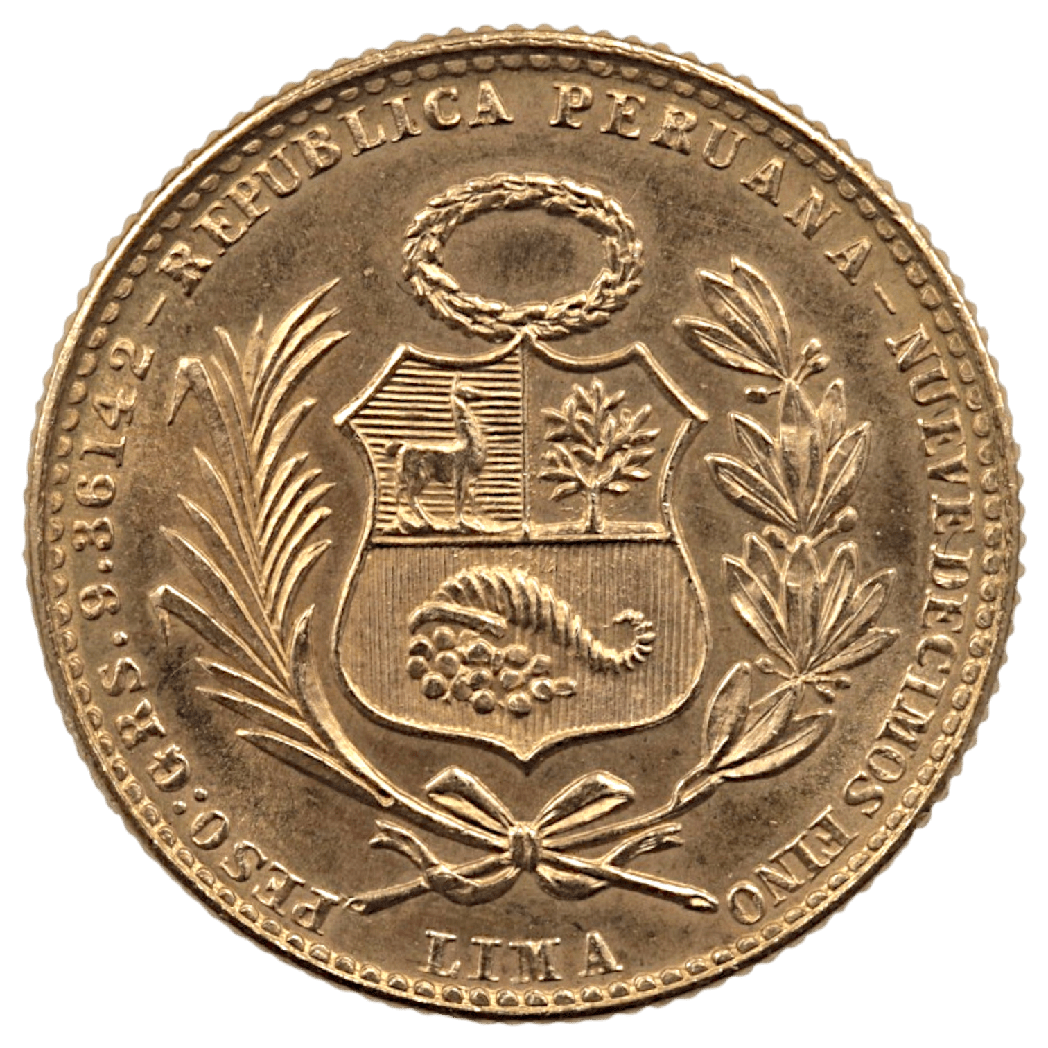 ペルー 20ペソ金貨 1965年 リマ鋳 リバティ - NJ BUYER'S MARKETPLACE