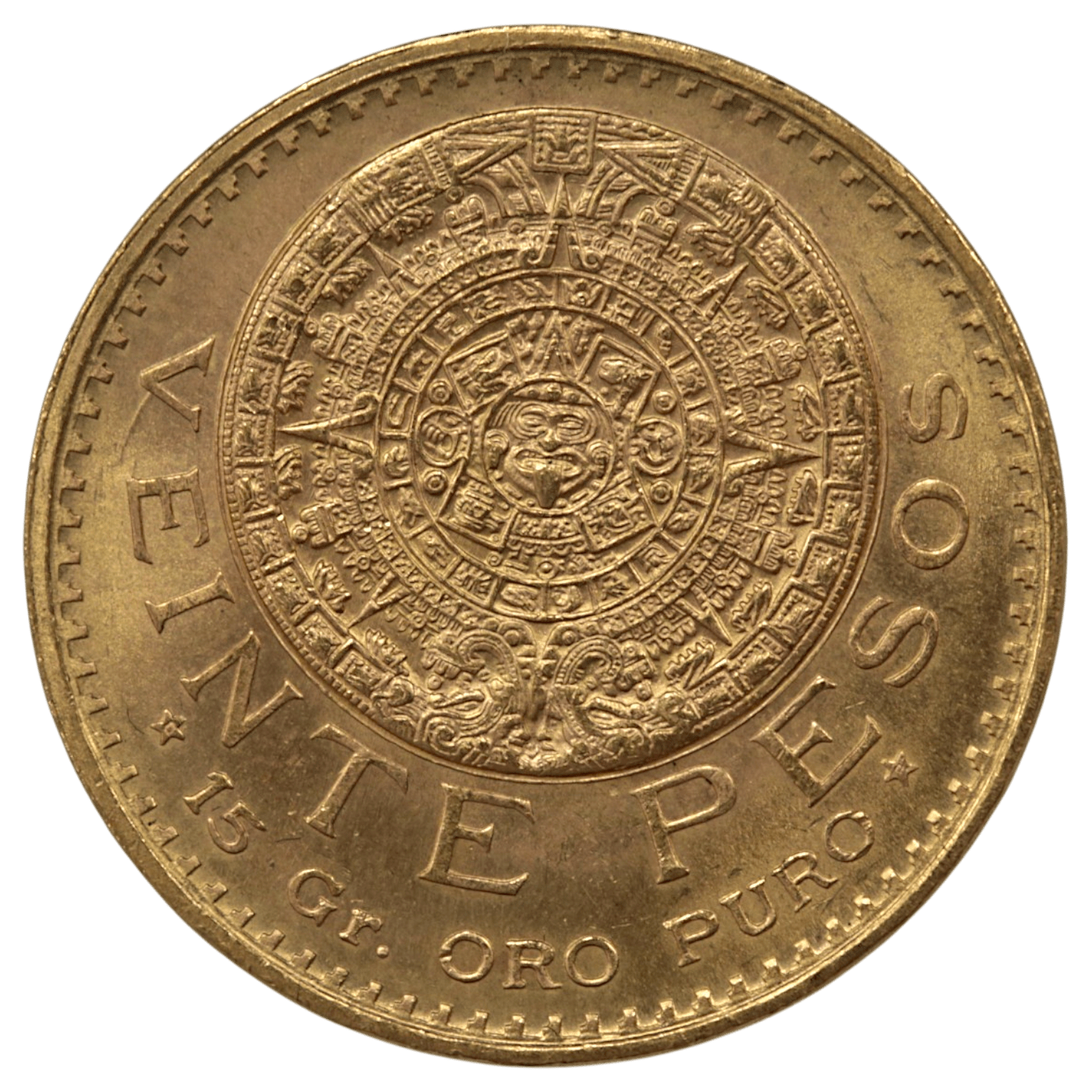 メキシコ 20ペソ金貨 1959年 アステカカレンダー - NJ BUYER'S MARKETPLACE