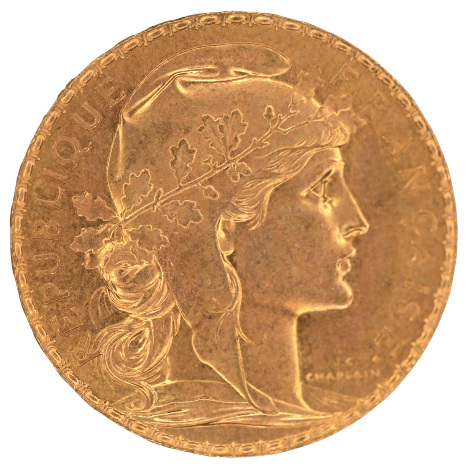 【大特価】フランス 20フラン金貨 1909年 パリ鋳 マリアンヌ ロースター - NJ BUYER'S MARKETPLACE