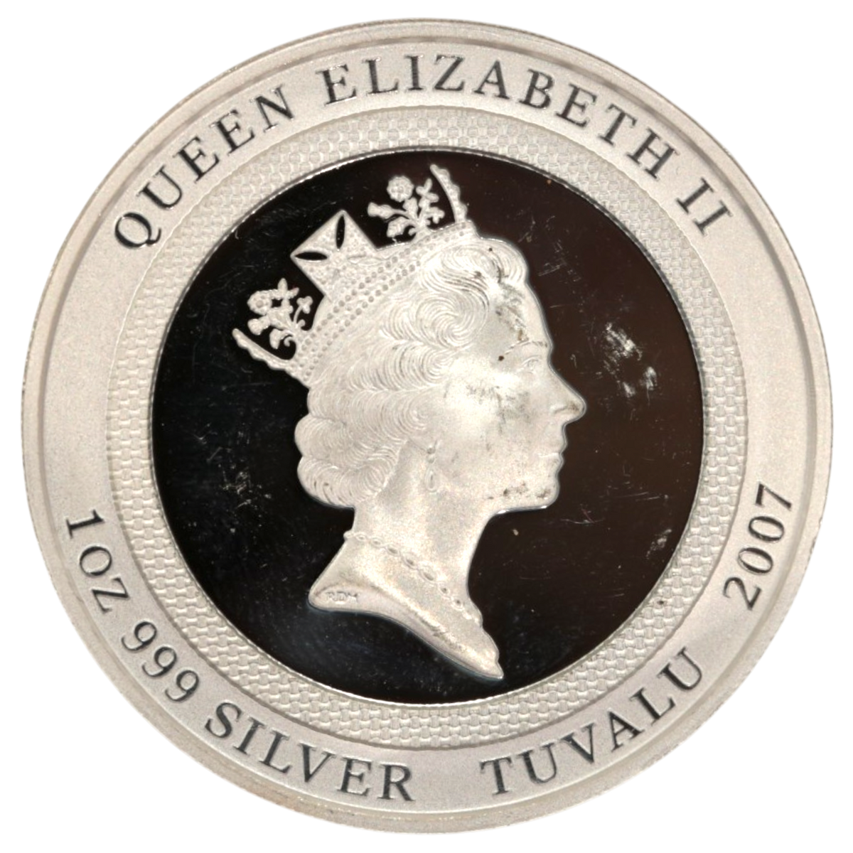 ツバル 1ドル銀貨 2007年 ウルトラセブン 生誕40周年
