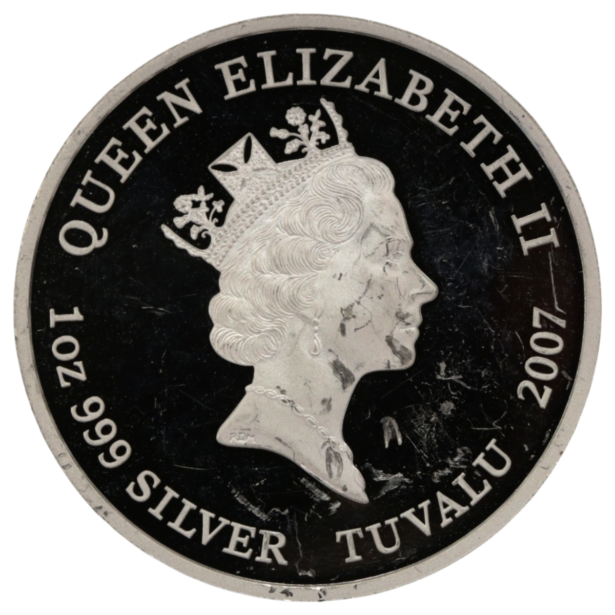ツバル1ドル銀貨2007年ウルトラセブン 生誕40周年