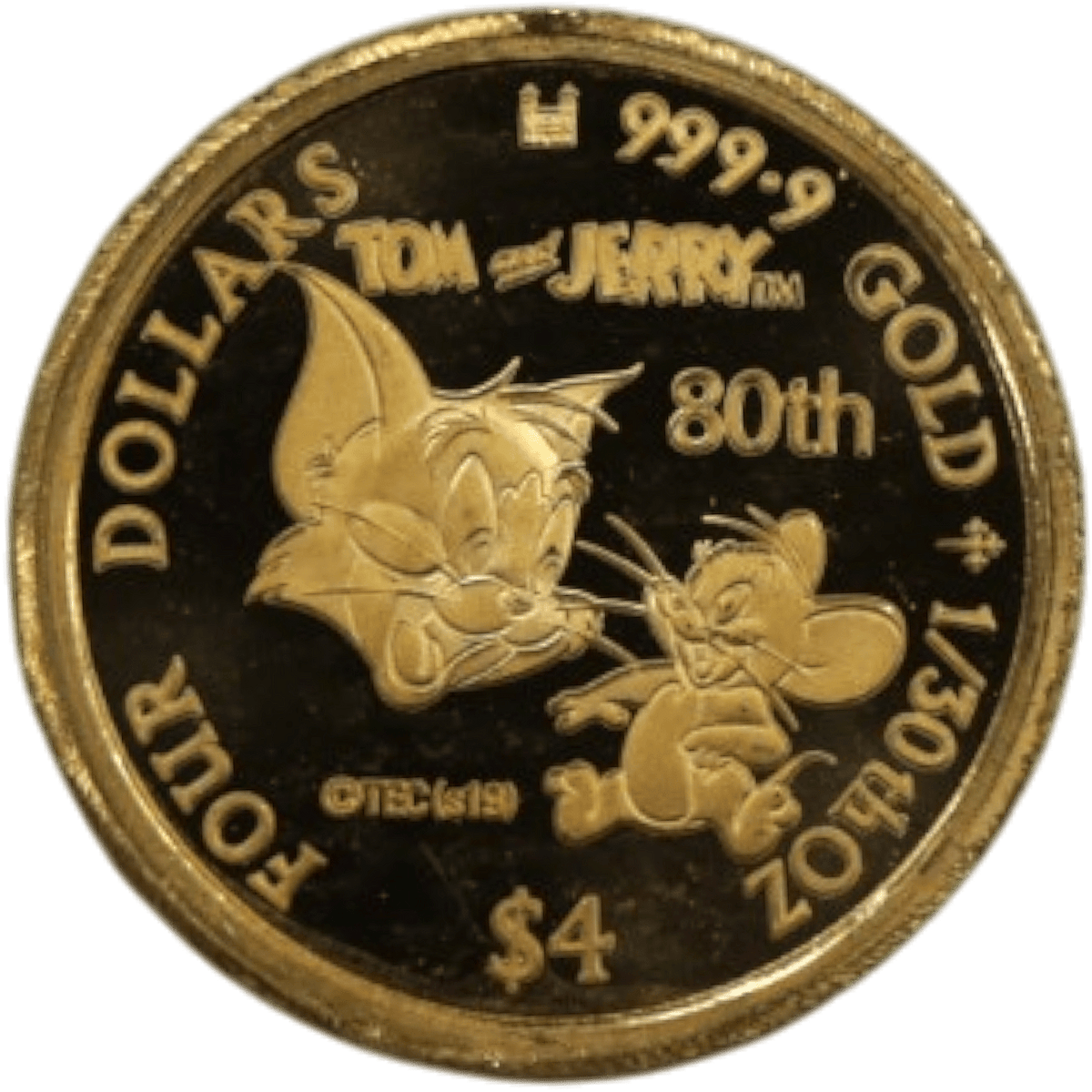 クック島 4ドル金貨2022年 トムとジェリー 80周年記念｜NJ BUYER'S