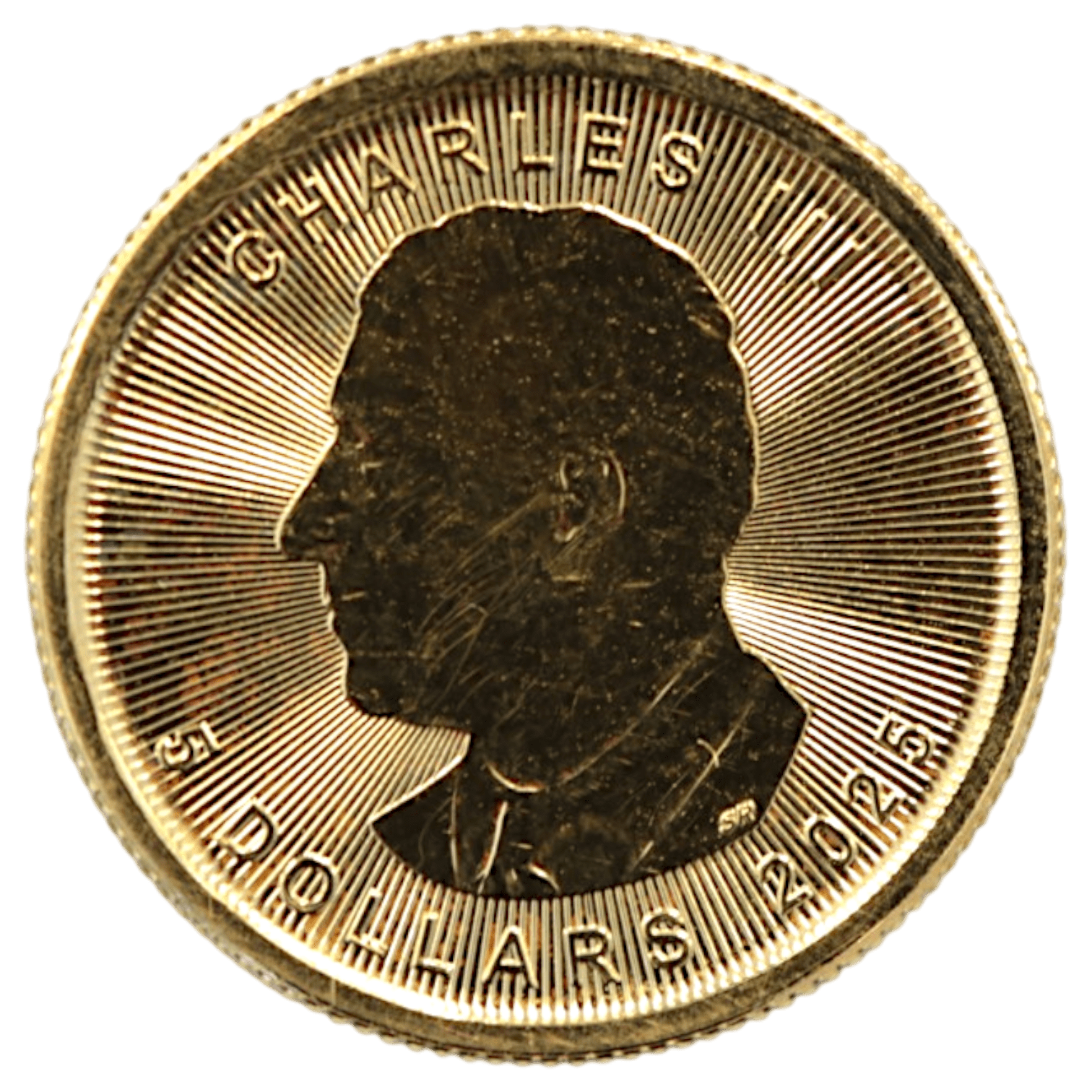 カナダ 5ドル金貨 2025年 メイプルリーフ チャールズ3世