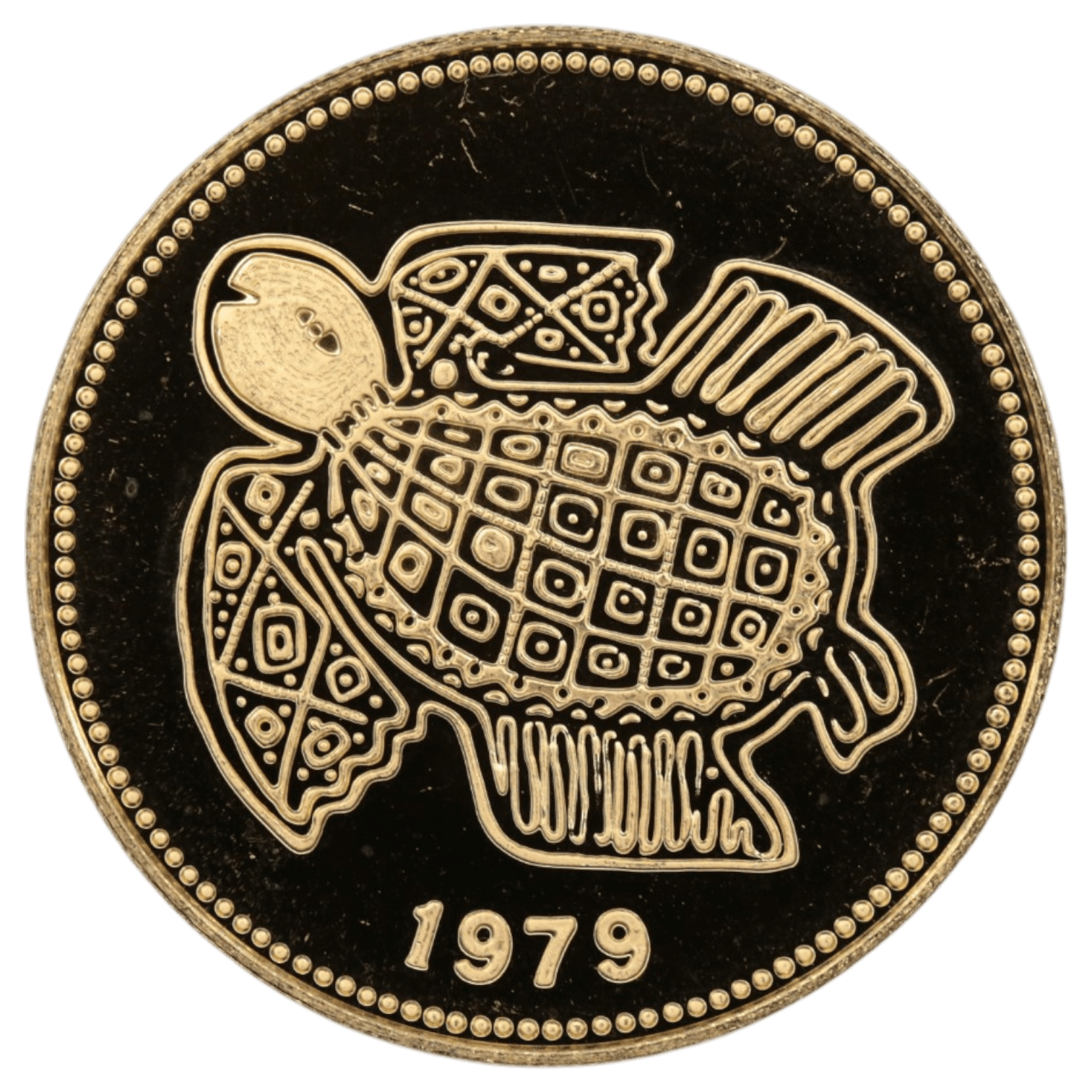【大特価】パナマ 100バルボア金貨 1979年 フランクリンミント鋳 ウミガメ - NJ BUYER'S MARKETPLACE