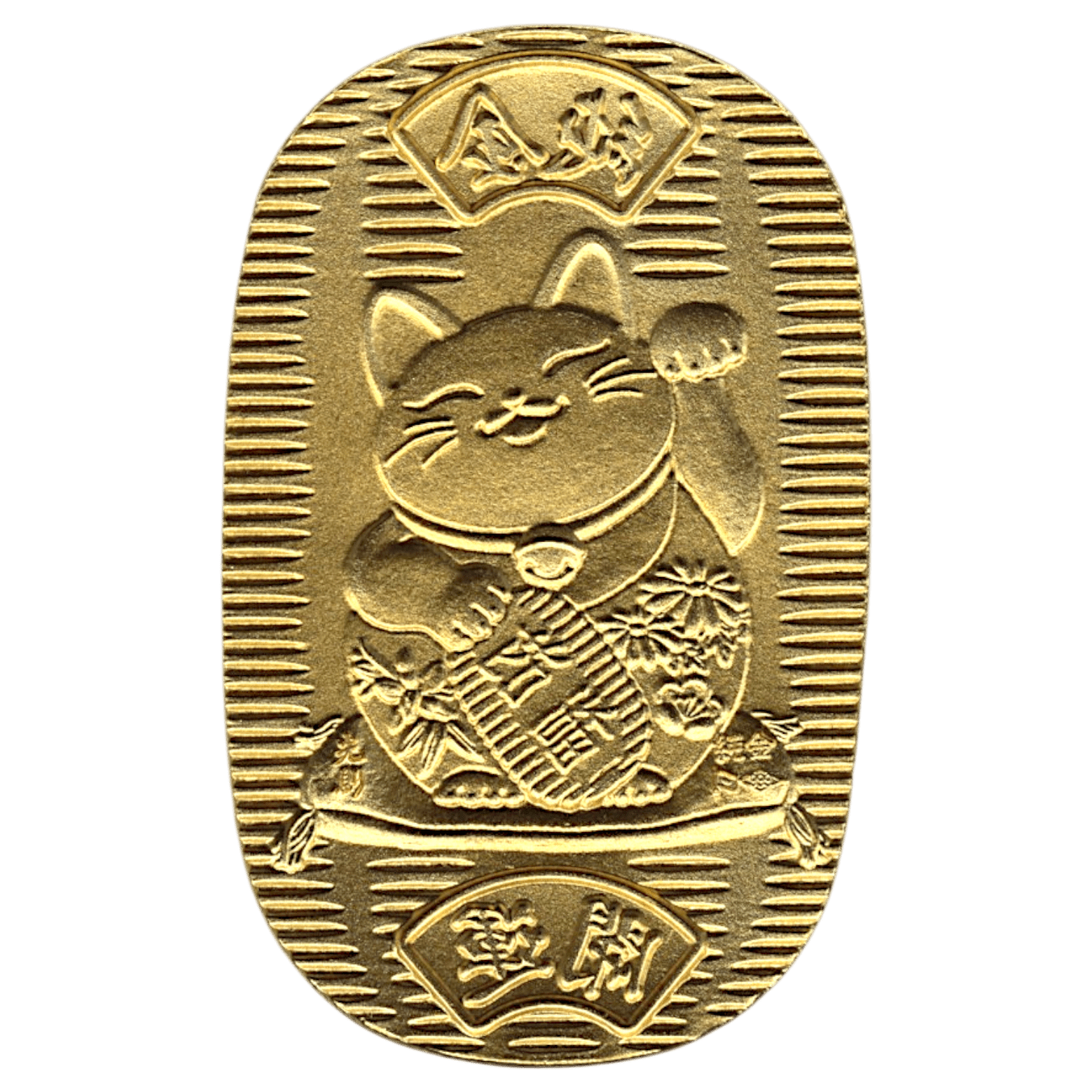 日本 純金10グラム小判 開運招き猫 - NJ BUYER'S MARKETPLACE