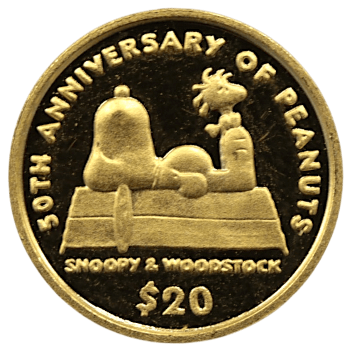 ニウエ ピーナッツ 20ドル金貨 2000年 スヌーピー｜NJ BUYER'S MARKETPLACE