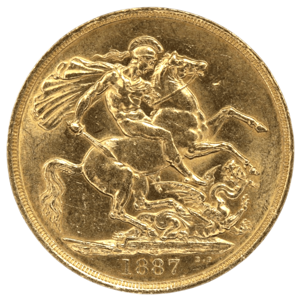 イギリス 2ポンド金貨 1877年 ロンドン鋳 ヴィクトリア - NJ BUYER'S MARKETPLACE