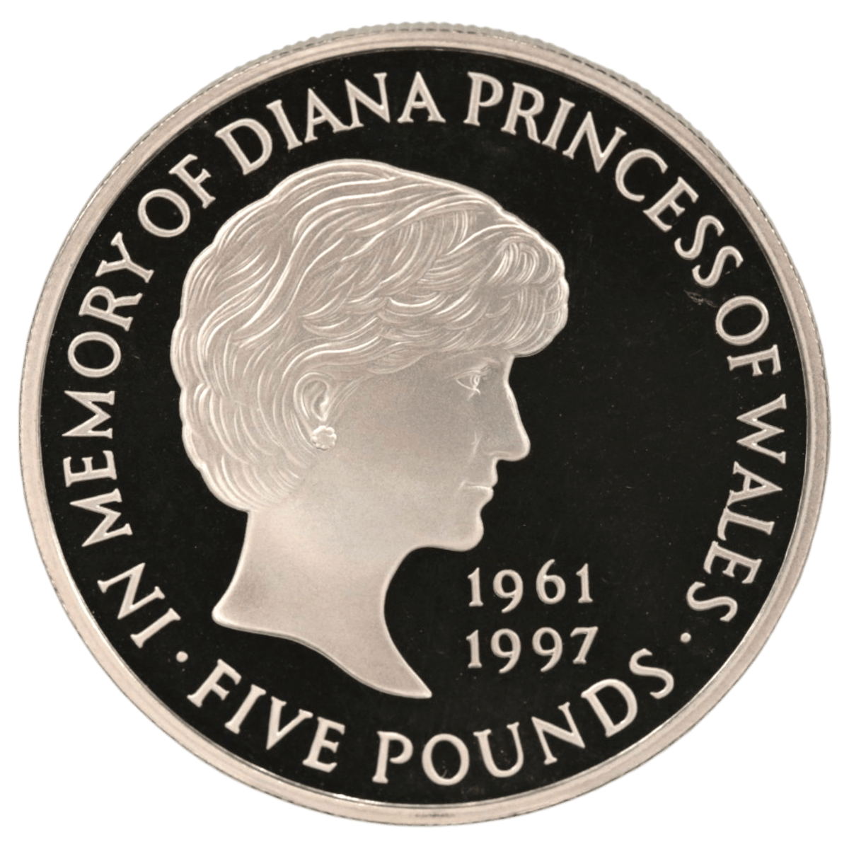 イギリス 5ポンド銀貨 1999年 ダイアナ追悼 エリザベス2世 - NJ BUYER'S MARKETPLACE