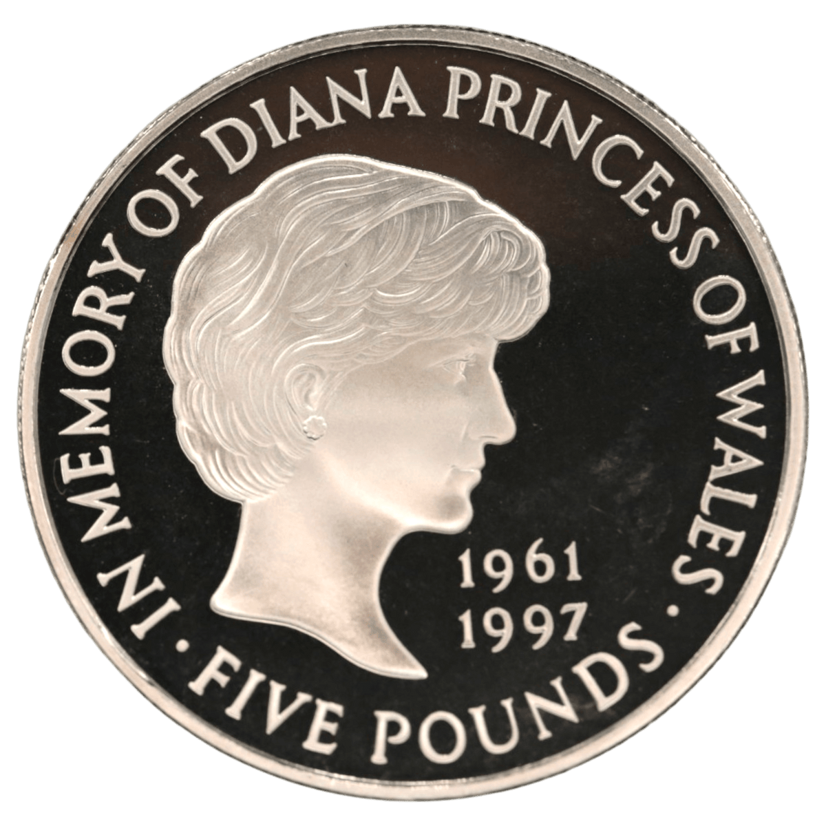 イギリス 5ポンド銀貨 1999年 ダイアナ追悼 エリザベス2世 - NJ BUYER'S MARKETPLACE
