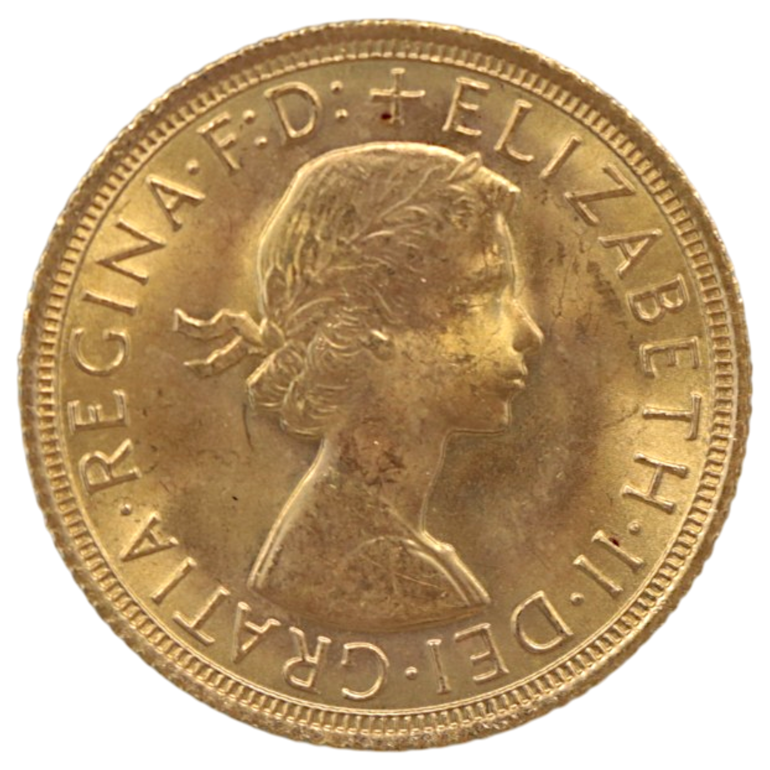 イギリス ソヴリン金貨 1968年 ロンドン鋳 エリザベス2世 聖ジョージの竜退治