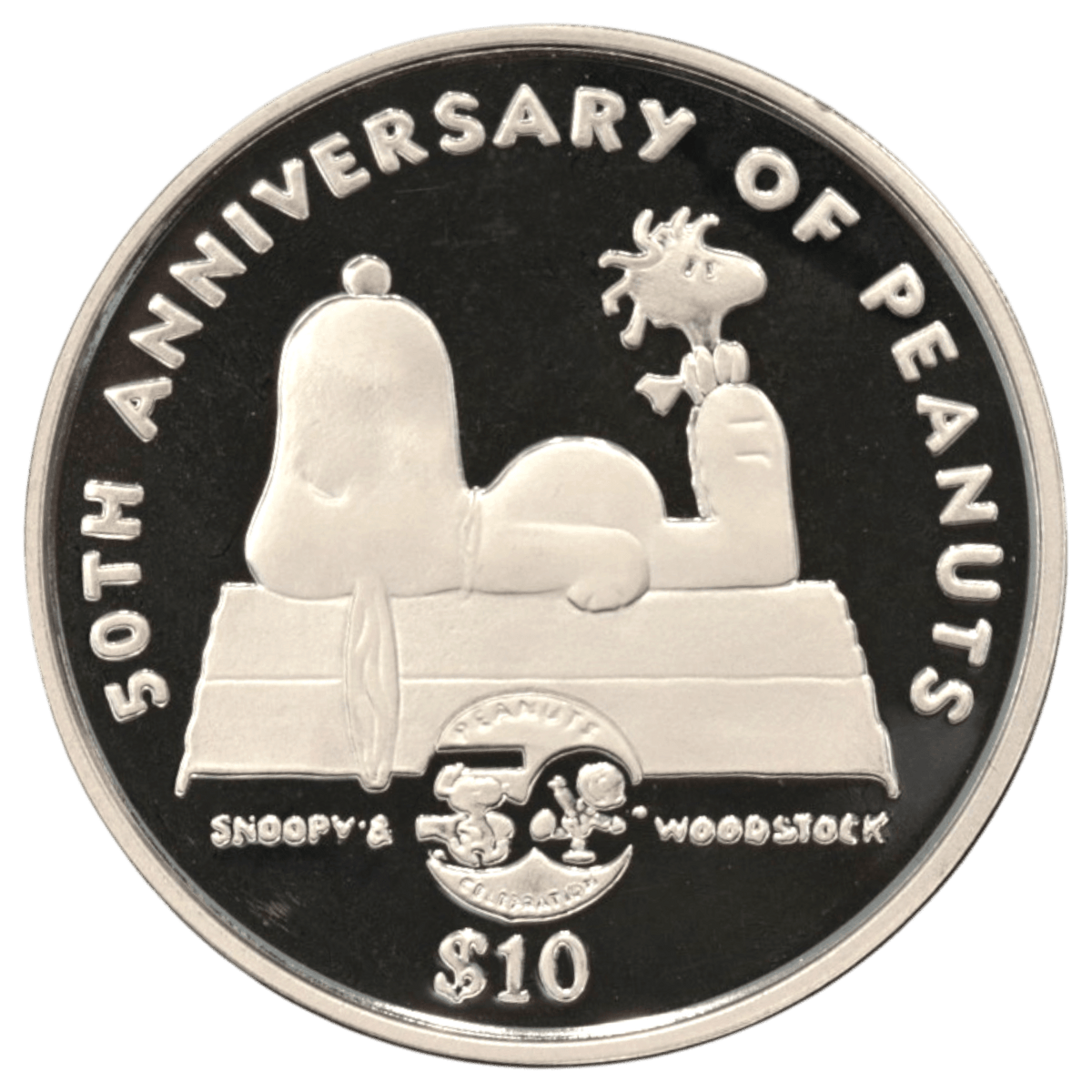 ニウエ 10ドル銀貨 2000年 ピーナッツ スヌーピー エリザベス2世 - NJ BUYER'S MARKETPLACE