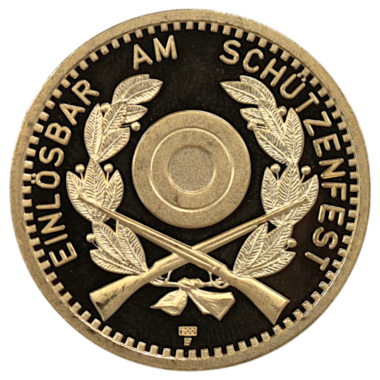 スイス 1000フラン金貨 1990年 射撃祭