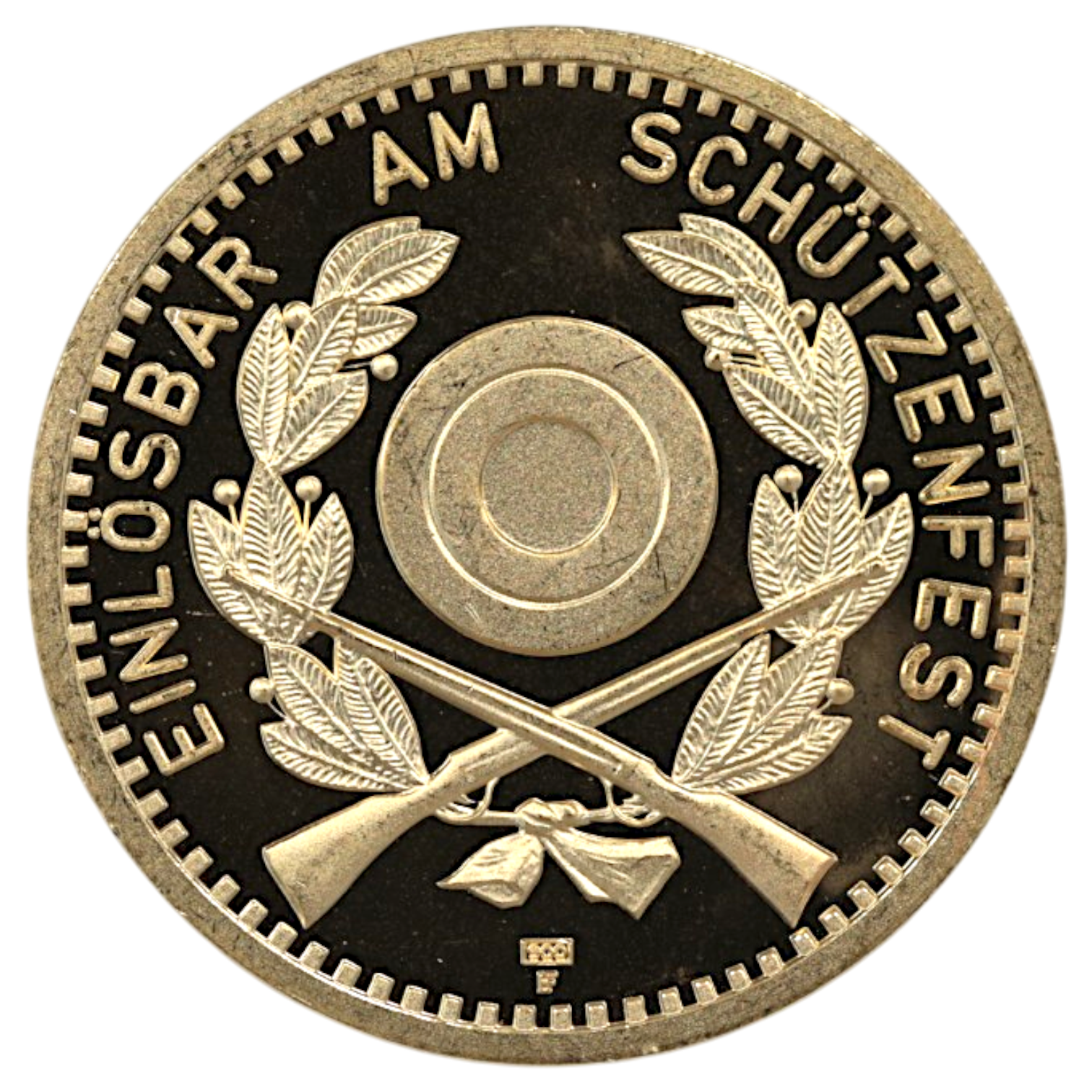 スイス 1000フラン金貨 1990年 射撃祭