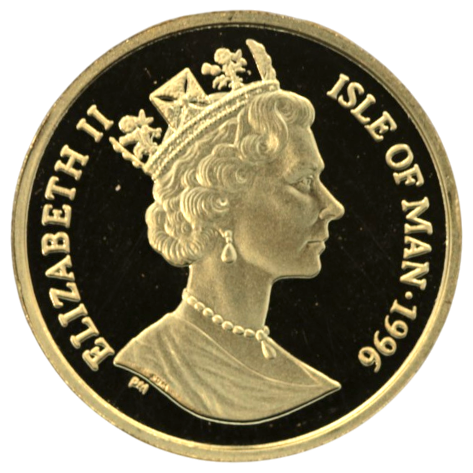 マン島 1/5クラウン金貨 1996年 ポブジョイ鋳 ビルマ