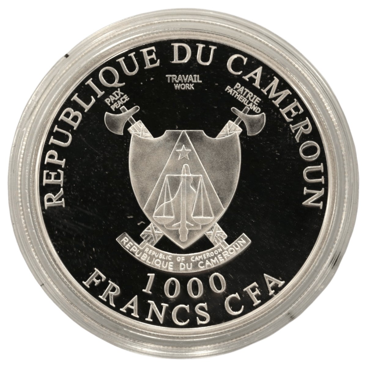 カメルーン 1000フラン銀貨 2011年 パピヨン・エキゾチック - NJ BUYER'S MARKETPLACE