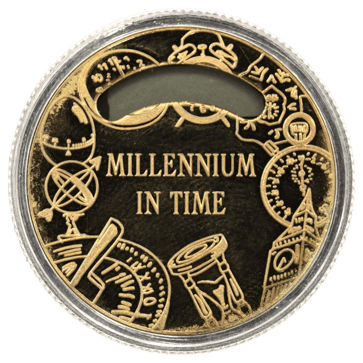 ★店長のおすすめ★ サントメ・プリンシペ 1000ドブラ銀貨 2000年 デジタルウォッチ・コイン - NJ BUYER'S MARKETPLACE