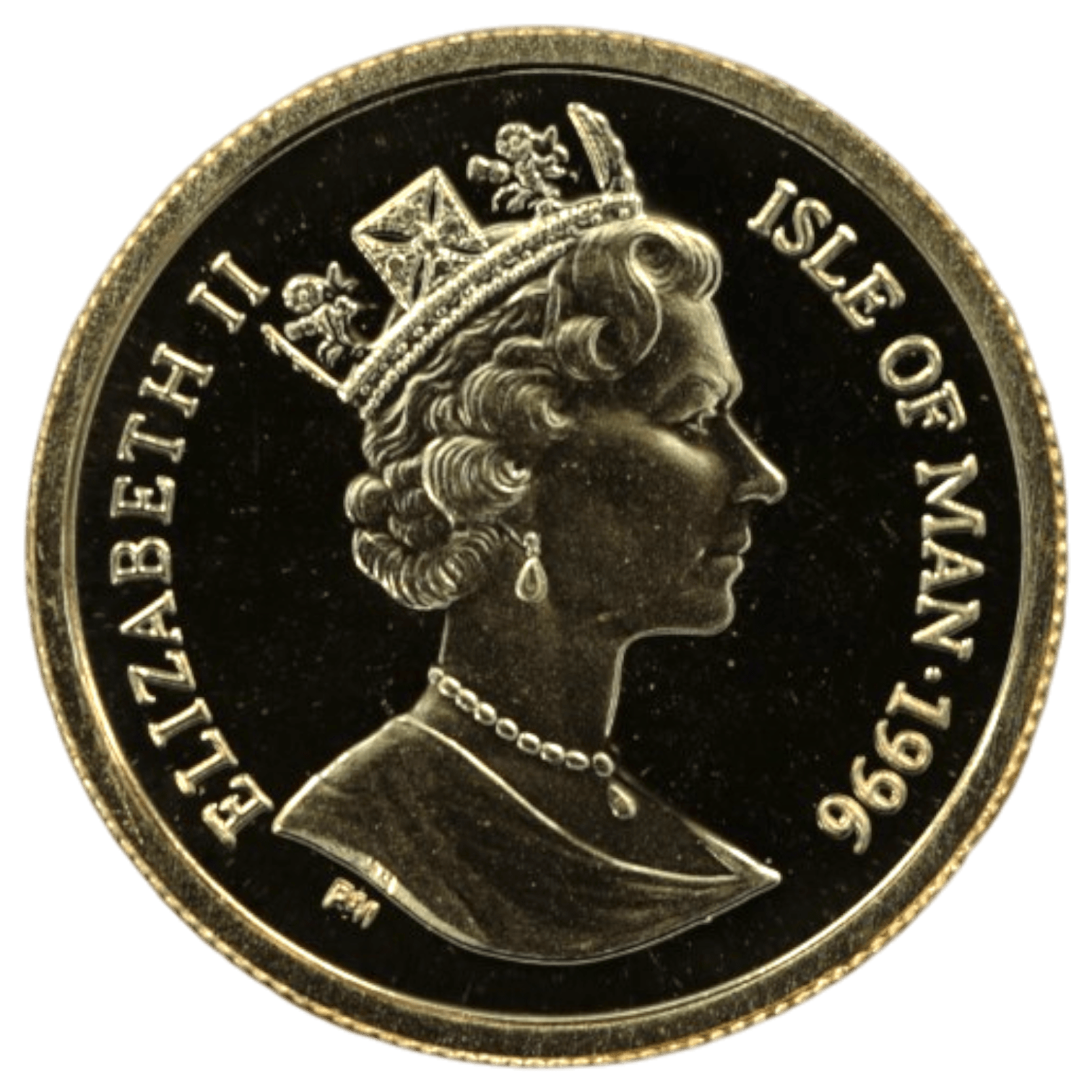 マン島 1/10クラウン金貨 1996年 ポブジョイ鋳 バーミーズ