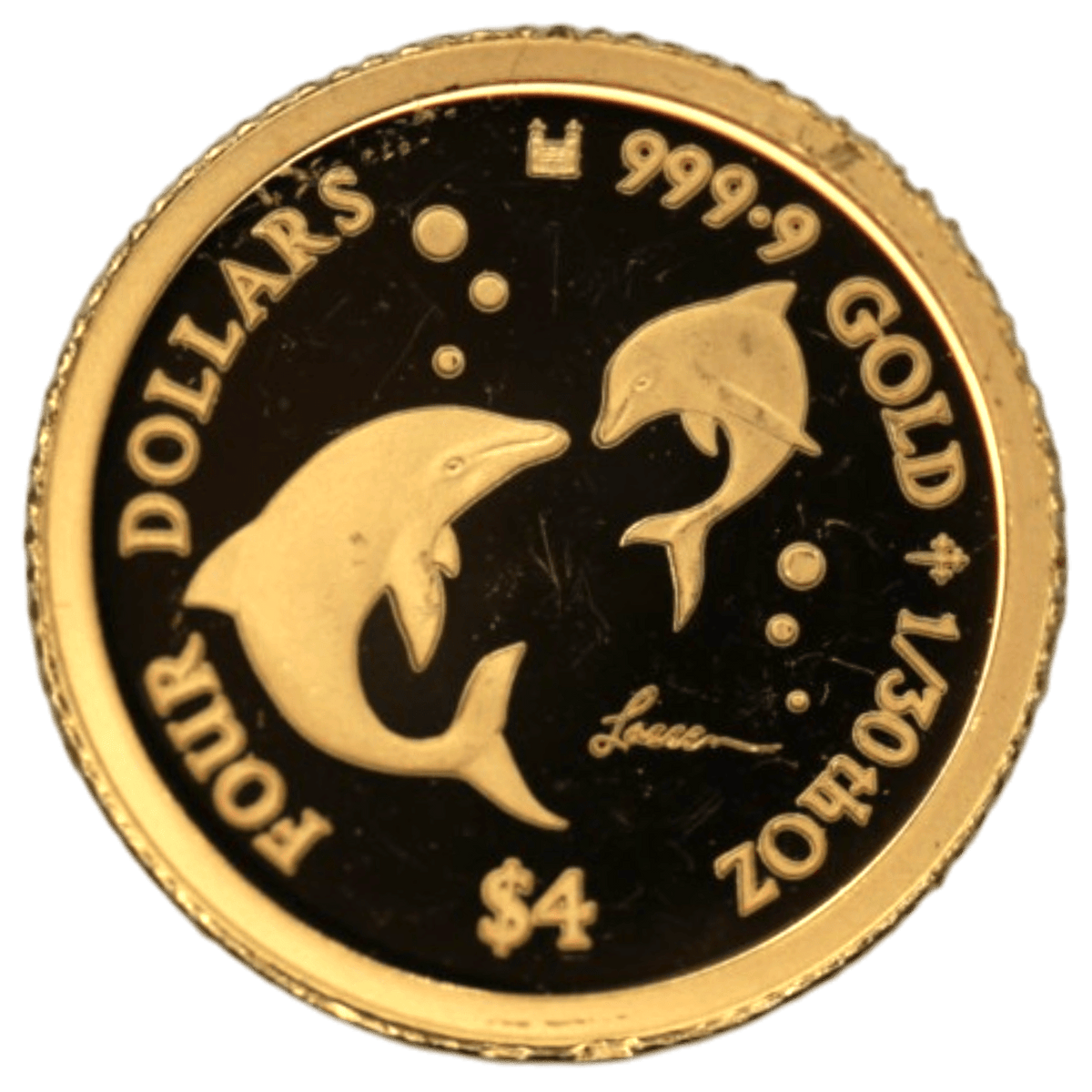 クック島 4ドル金貨 2019年 イルカ - NJ BUYER'S MARKETPLACE