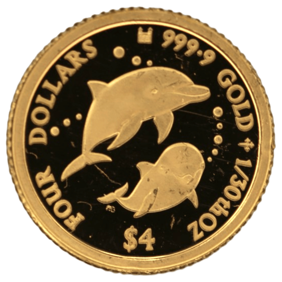 クック島 4ドル金貨 2017年 イルカ - NJ BUYER'S MARKETPLACE