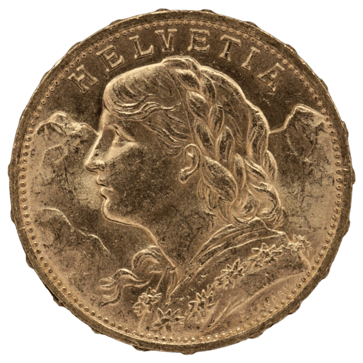 スイス 20フラン金貨 1930年 ベルン鋳 ヘルヴェティア - NJ BUYER'S MARKETPLACE