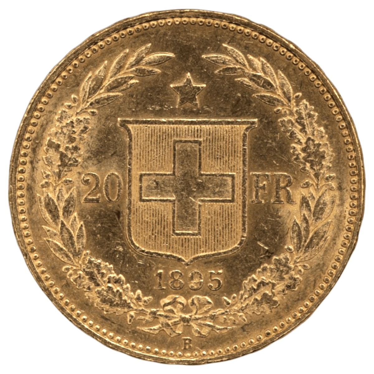 スイス 20フラン金貨 1895年 ベルン鋳 ヘルヴェティア - NJ BUYER'S MARKETPLACE