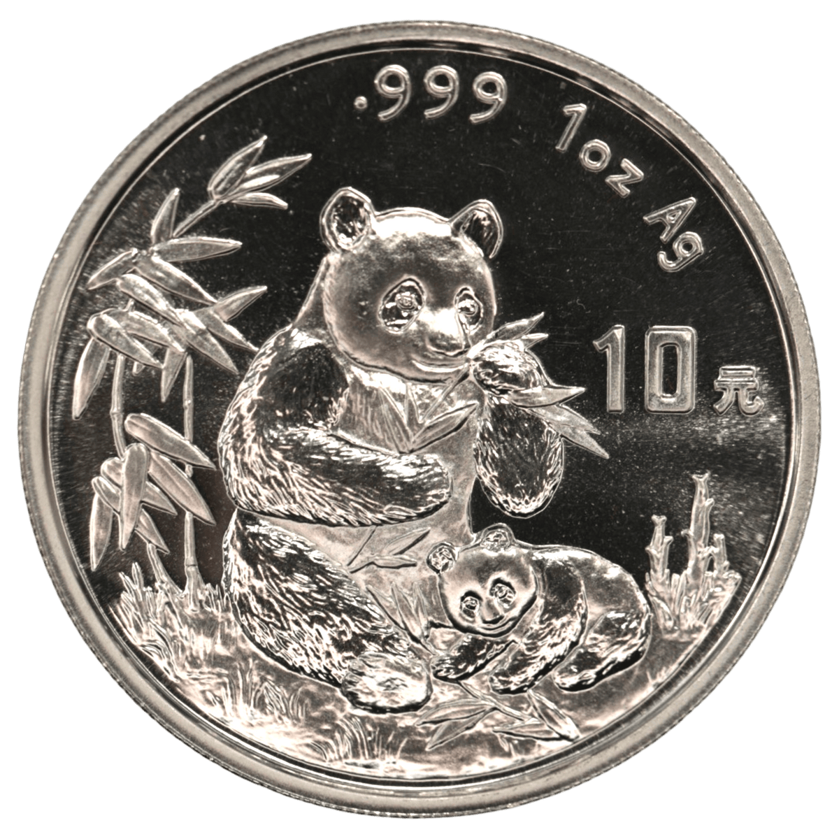 中国 10元銀貨 1996年 パンダ - NJ BUYER'S MARKETPLACE