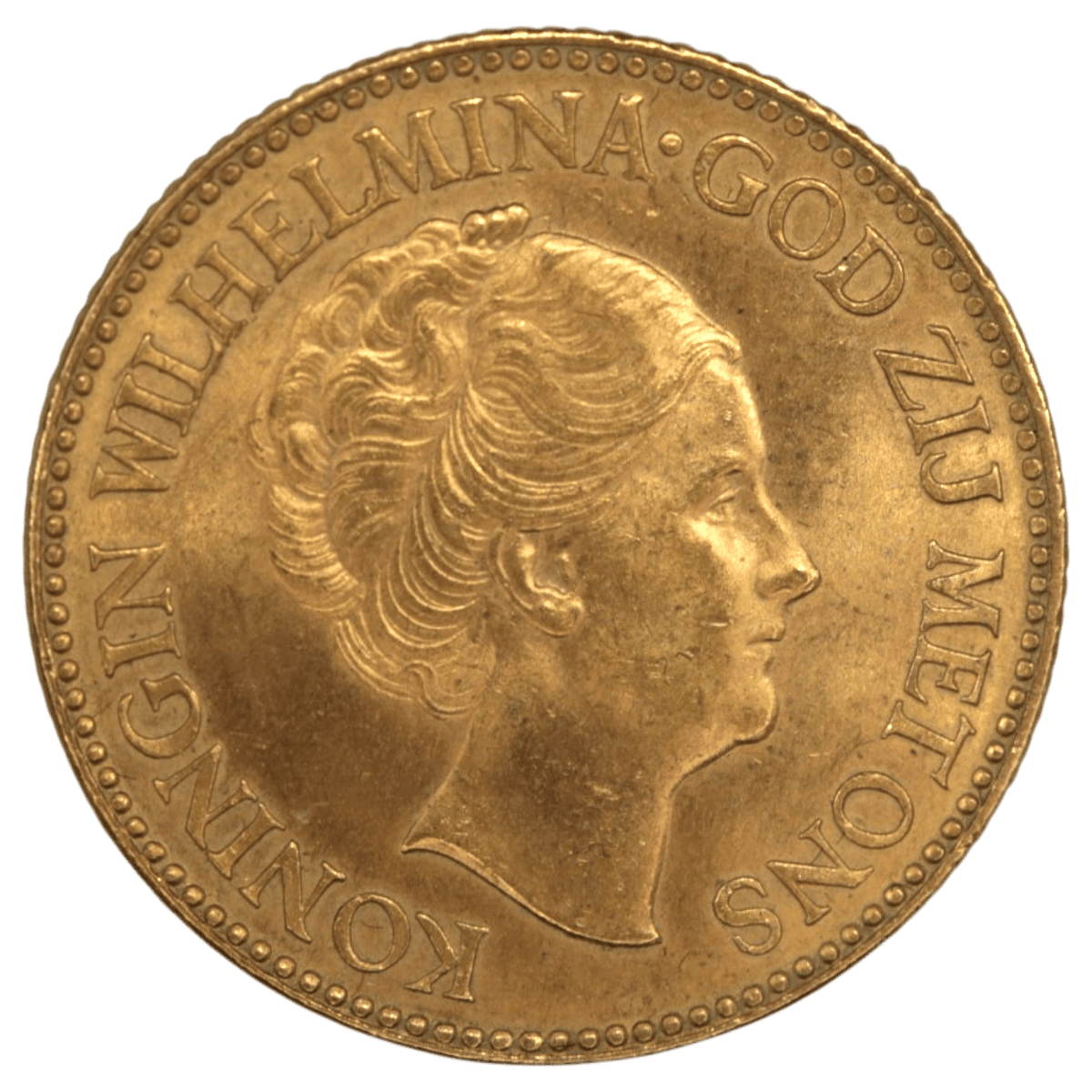 オランダ 10グルテン金貨 1932年 ウィルヘルミナ - NJ BUYER'S MARKETPLACE