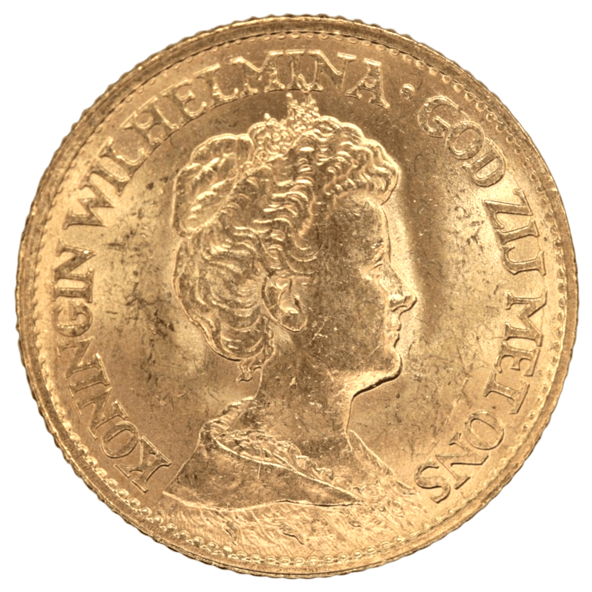 オランダ 10グルテン金貨 1912年 ウィルヘルミナ - NJ BUYER'S MARKETPLACE