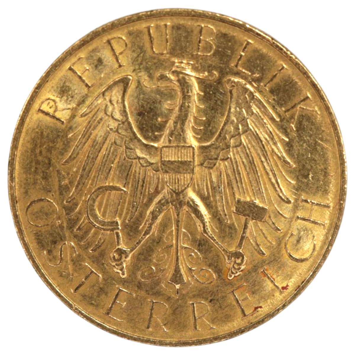 オーストリア 25シリング金貨 1926年 鷲