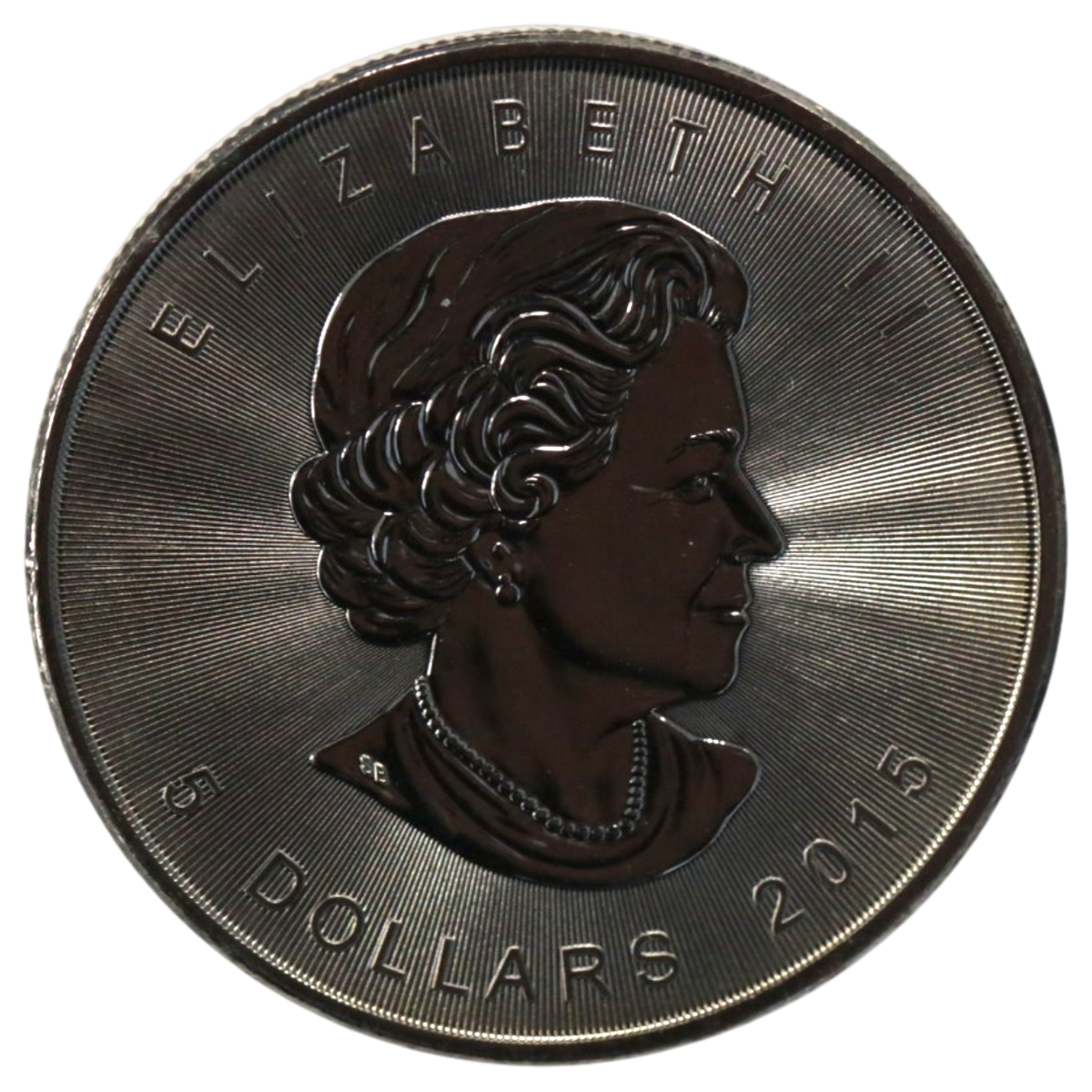 カナダ 5ドル銀貨 2015年 メイプルリーフ