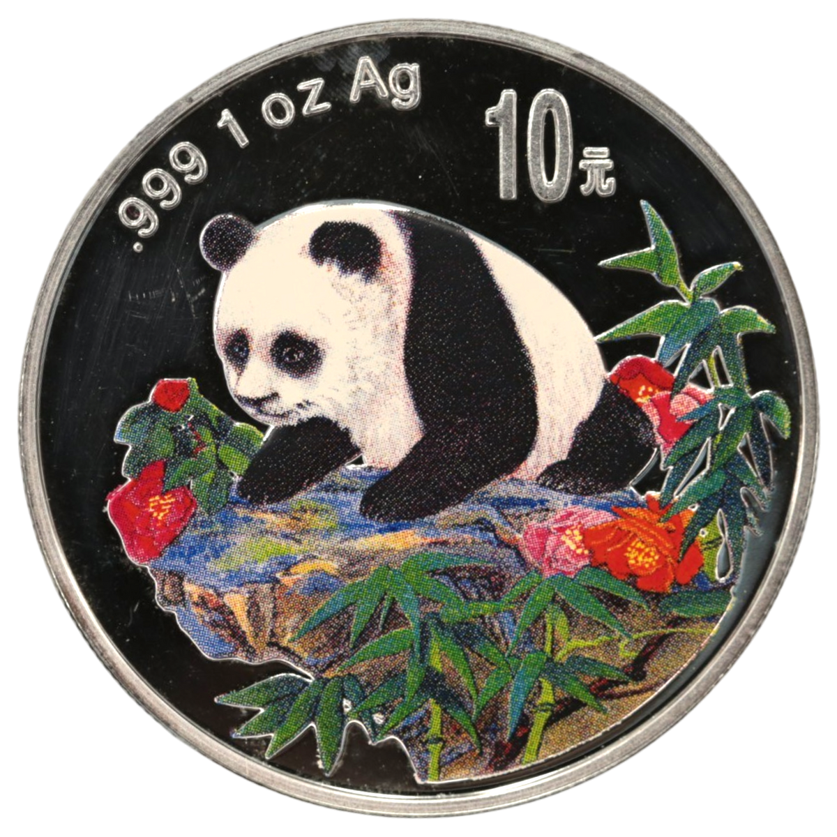 中国 10元銀貨 1999年 パンダ