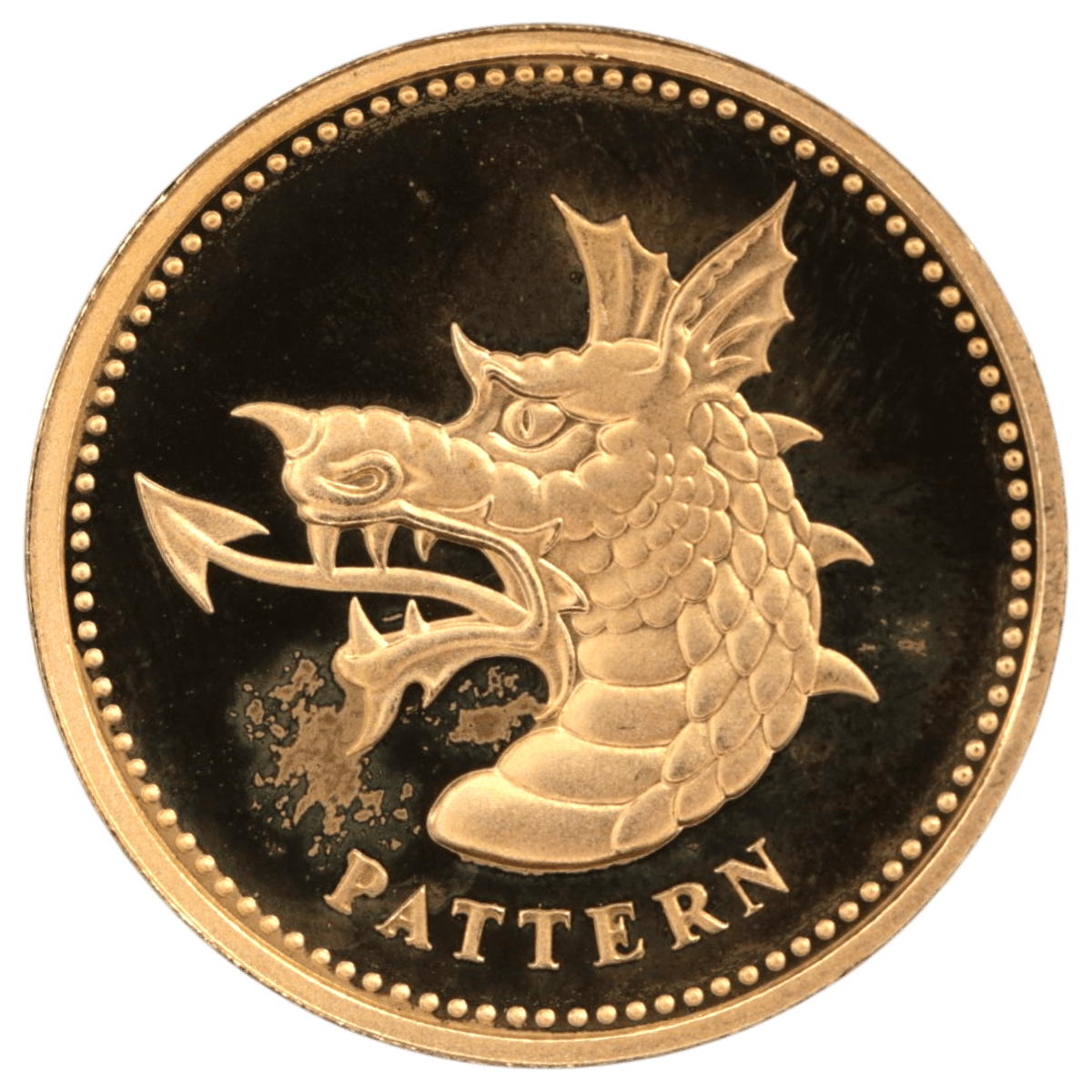 イギリス 1ポンド金貨 2004年 ウェールズの竜 パターン ピエフォー - NJ BUYER'S MARKETPLACE