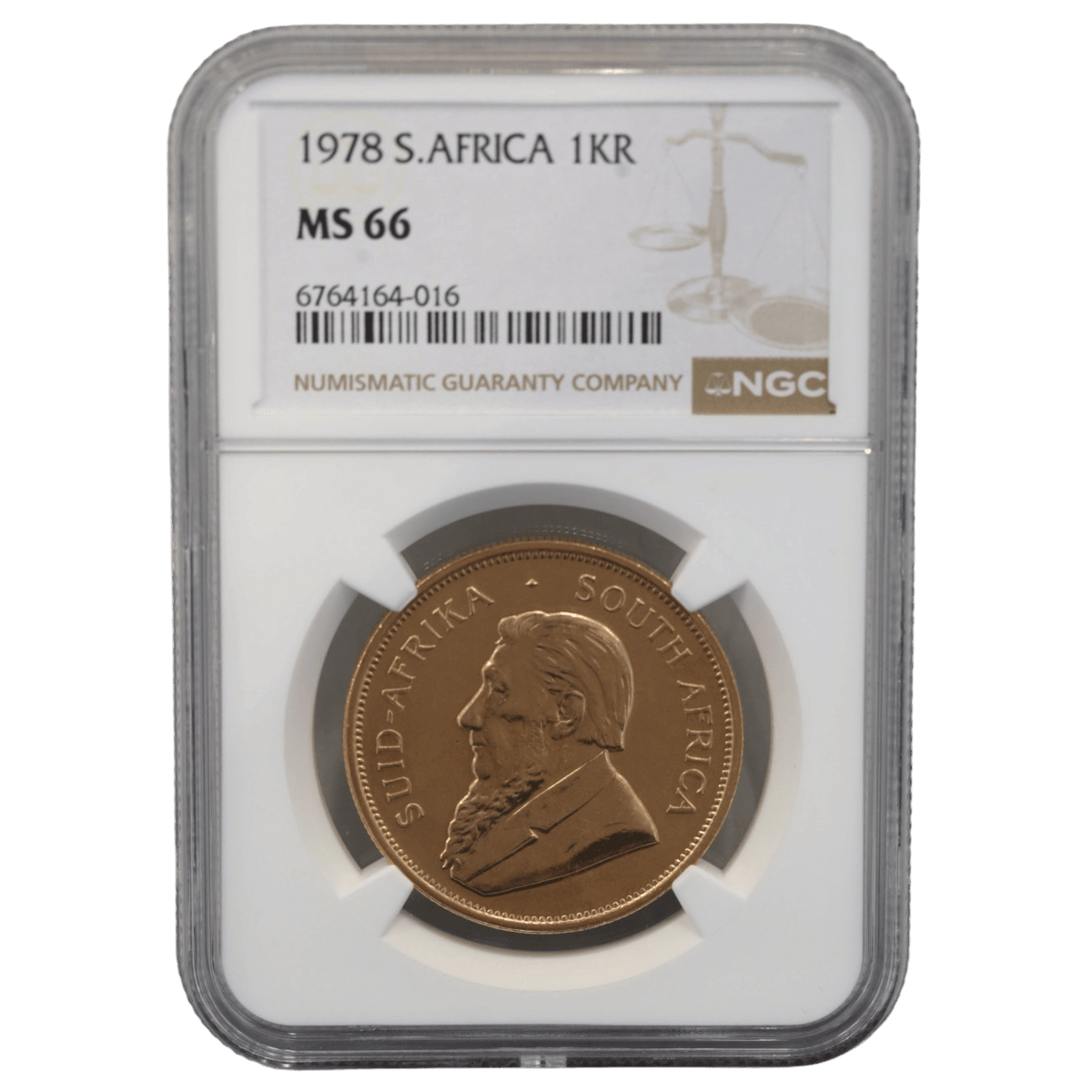 南アフリカ 1クルーガーランド金貨 1978年 NGC MS66 - NJ BUYER'S MARKETPLACE