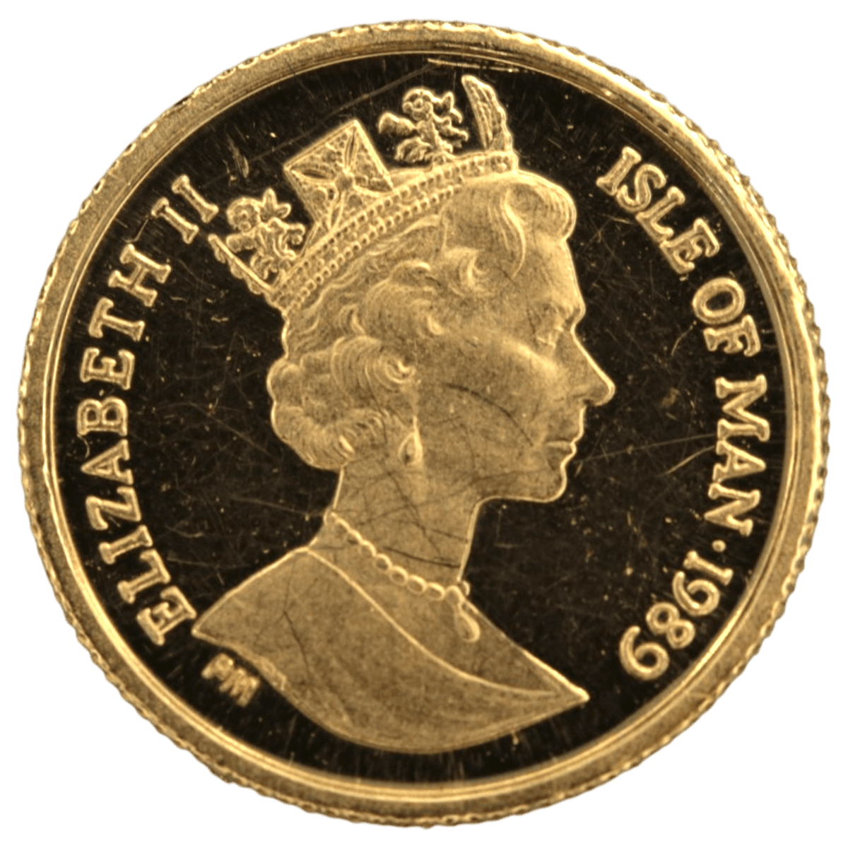 マン島 1/25クラウン金貨 1989年 ペルシア - NJ BUYER'S MARKETPLACE