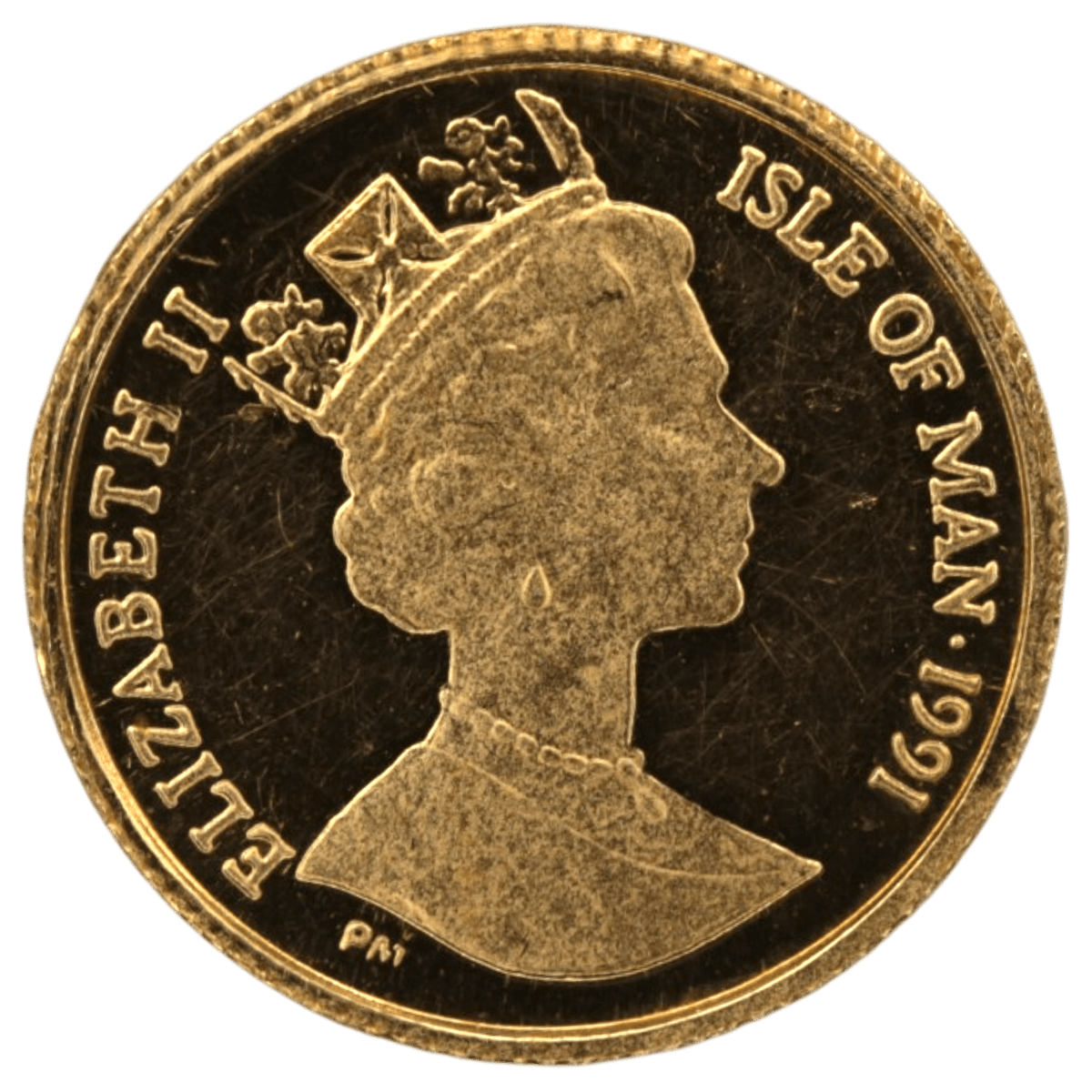マン島 1/25クラウン金貨 1991年 ノルウェージャンフォレスト - NJ BUYER'S MARKETPLACE